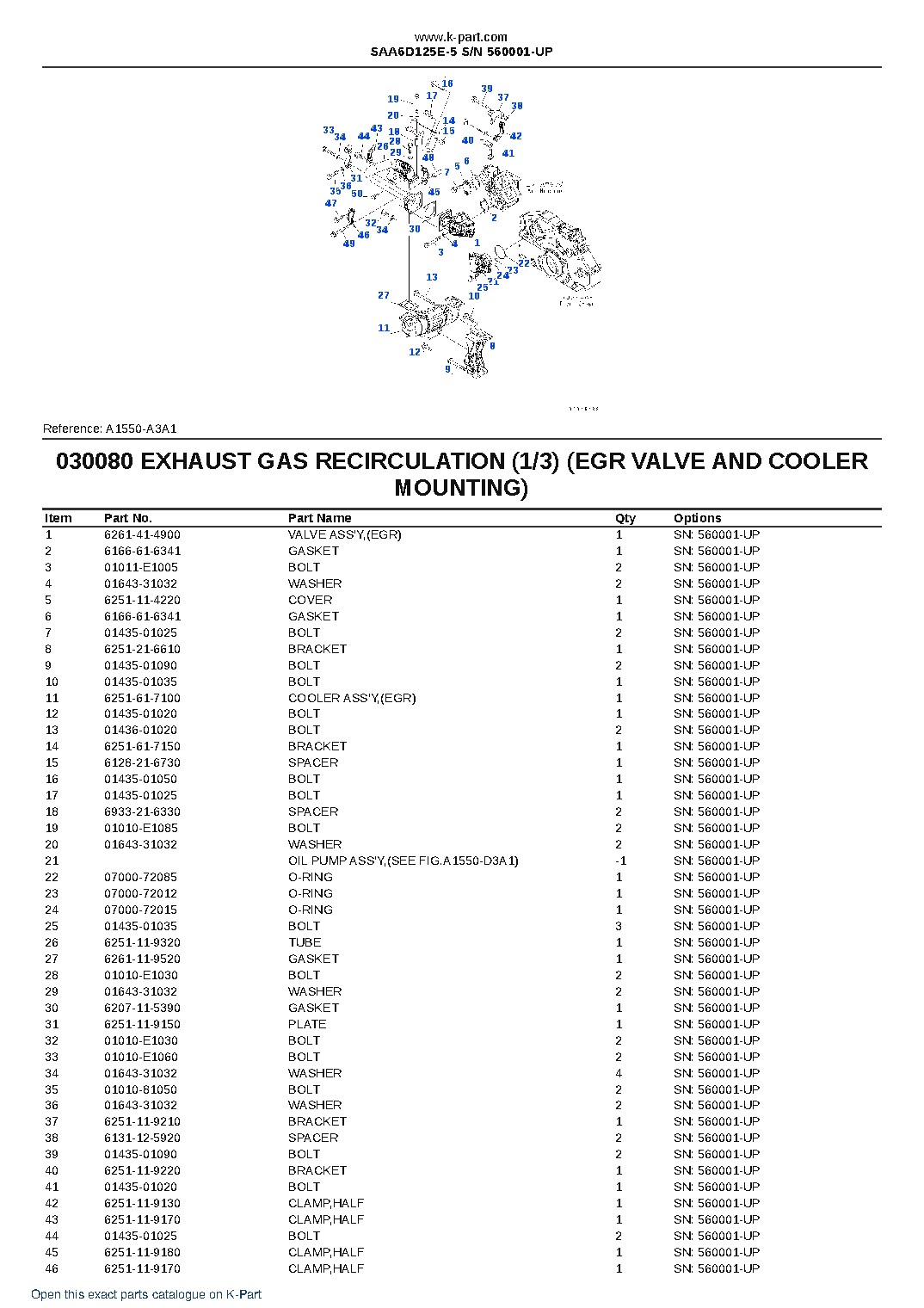 SAA6D125E-5 S/N 560001-UP – sample page 10 SAA6D125E-5 S/N 560001-UP – sample page 10