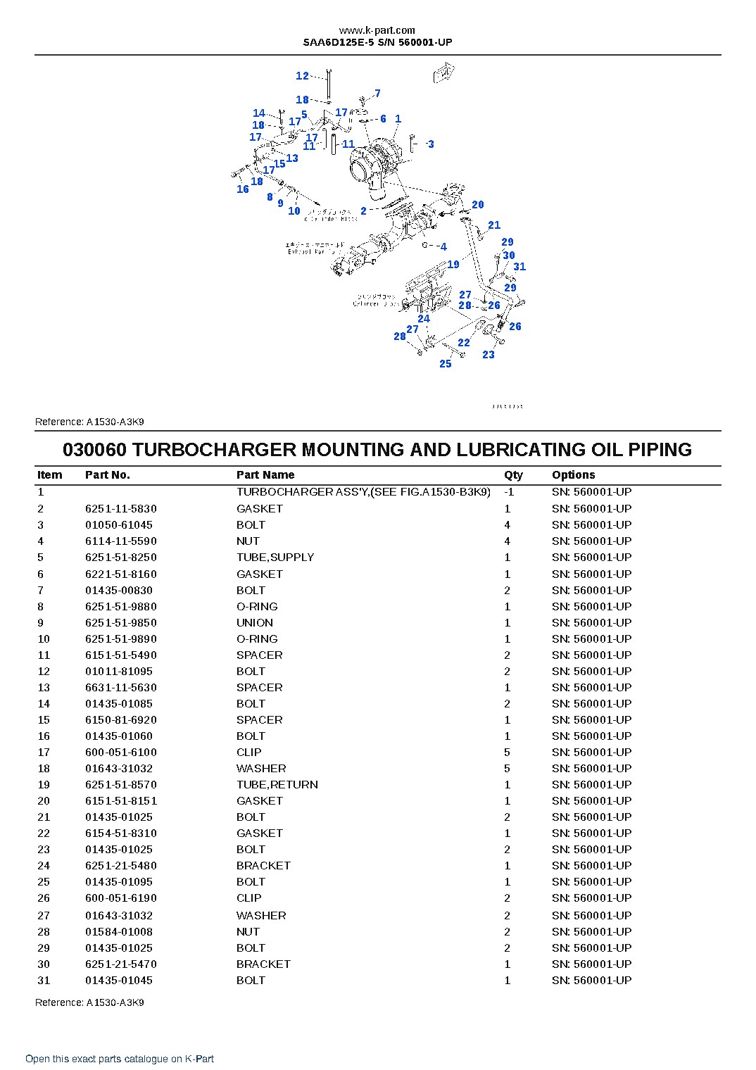SAA6D125E-5 S/N 560001-UP – sample page 8 SAA6D125E-5 S/N 560001-UP – sample page 8