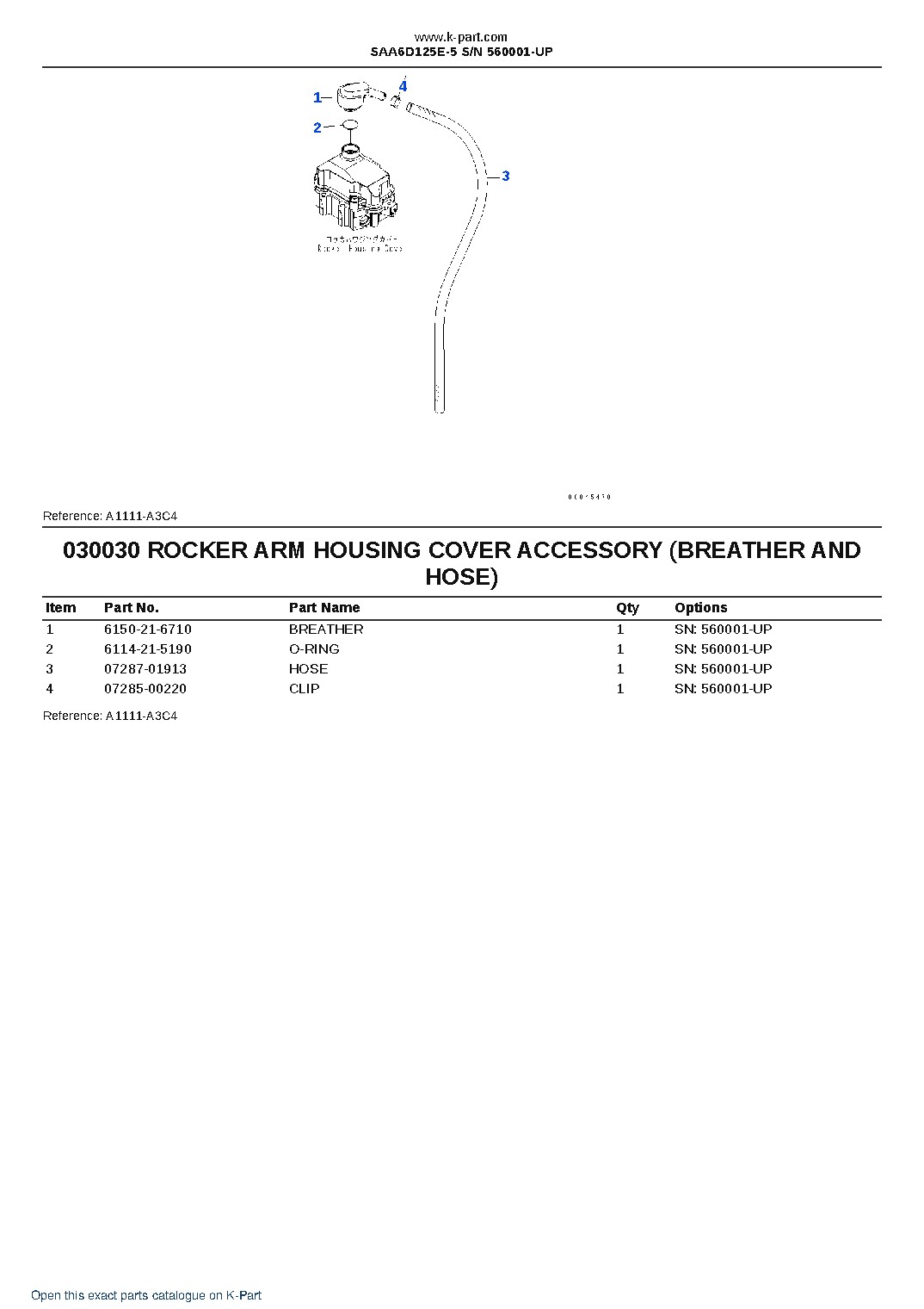 SAA6D125E-5 S/N 560001-UP – sample page 4 SAA6D125E-5 S/N 560001-UP – sample page 4