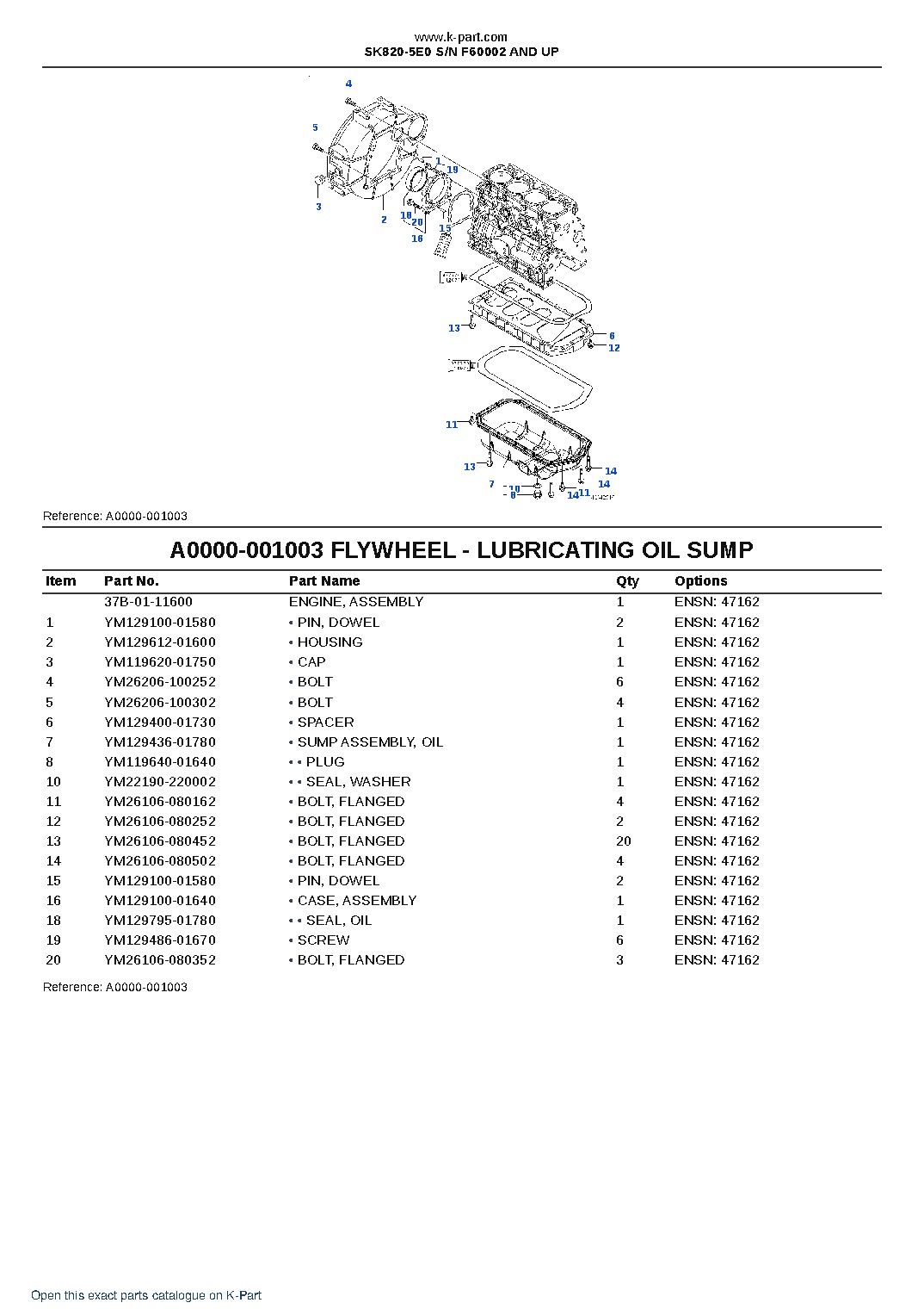 SK820-5E0 S/N F60002 AND UP – sample page 3