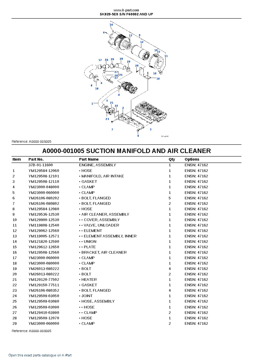 SK820-5E0 S/N F60002 AND UP – sample page 6