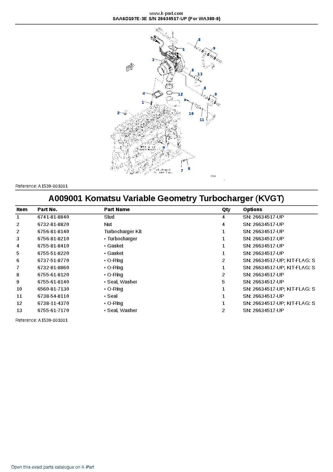 SAA6D107E-3E S/N 26634517-UP (For WA380-8) – sample page 9