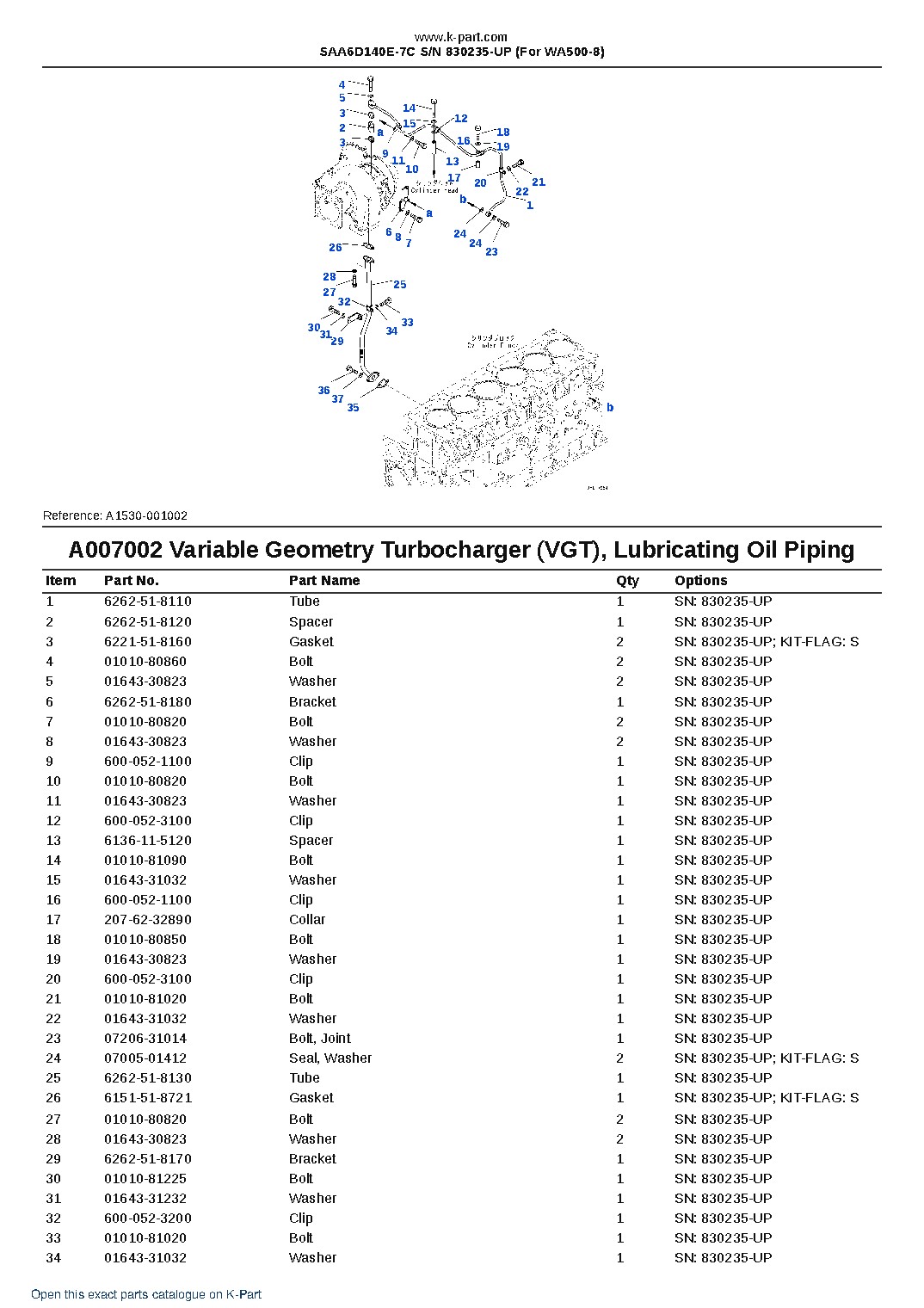 SAA6D140E-7C S/N 830235-UP (For WA500-8) – sample page 10 SAA6D140E-7C S/N 830235-UP (For WA500-8) – sample page 10