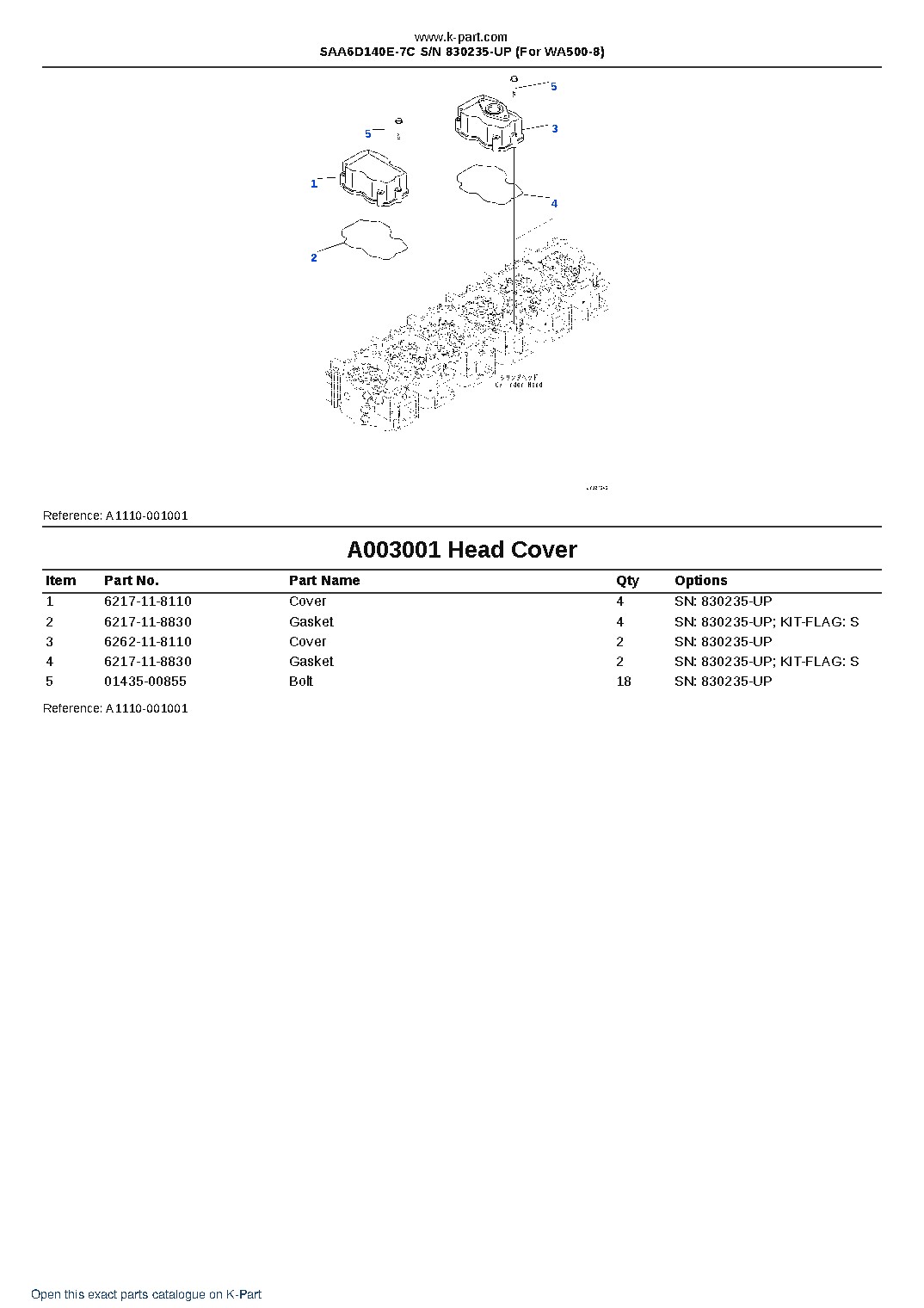SAA6D140E-7C S/N 830235-UP (For WA500-8) – sample page 4 SAA6D140E-7C S/N 830235-UP (For WA500-8) – sample page 4