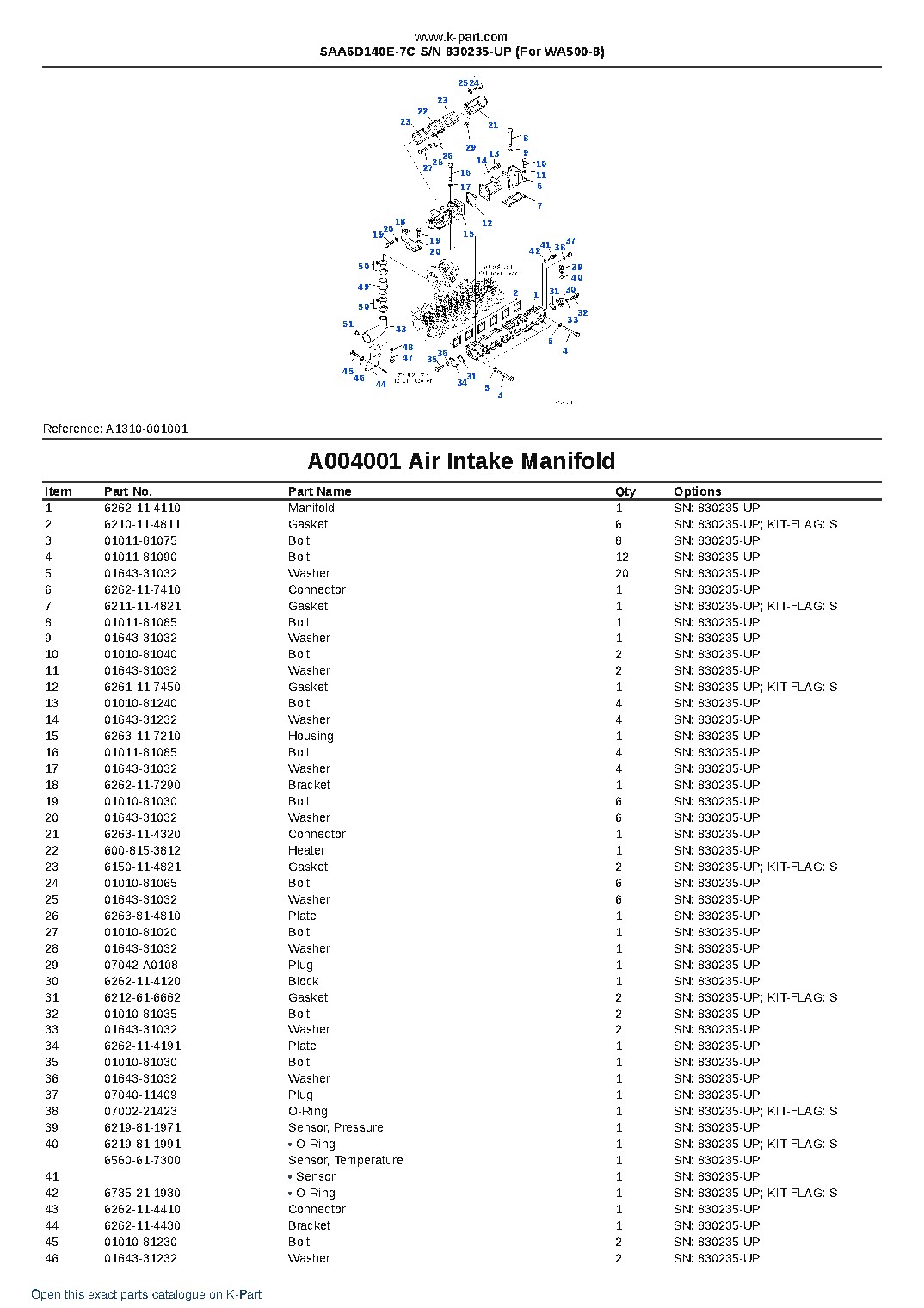 SAA6D140E-7C S/N 830235-UP (For WA500-8) – sample page 5 SAA6D140E-7C S/N 830235-UP (For WA500-8) – sample page 5
