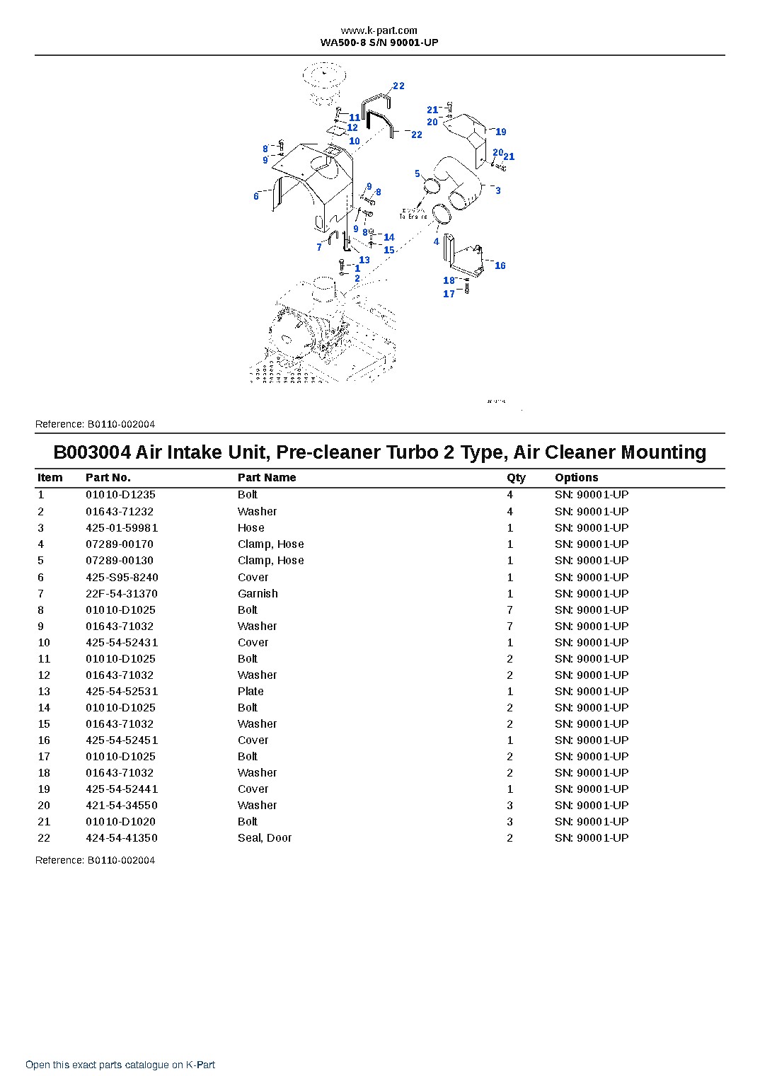 WA500-8 S/N 90001-UP – sample page 10