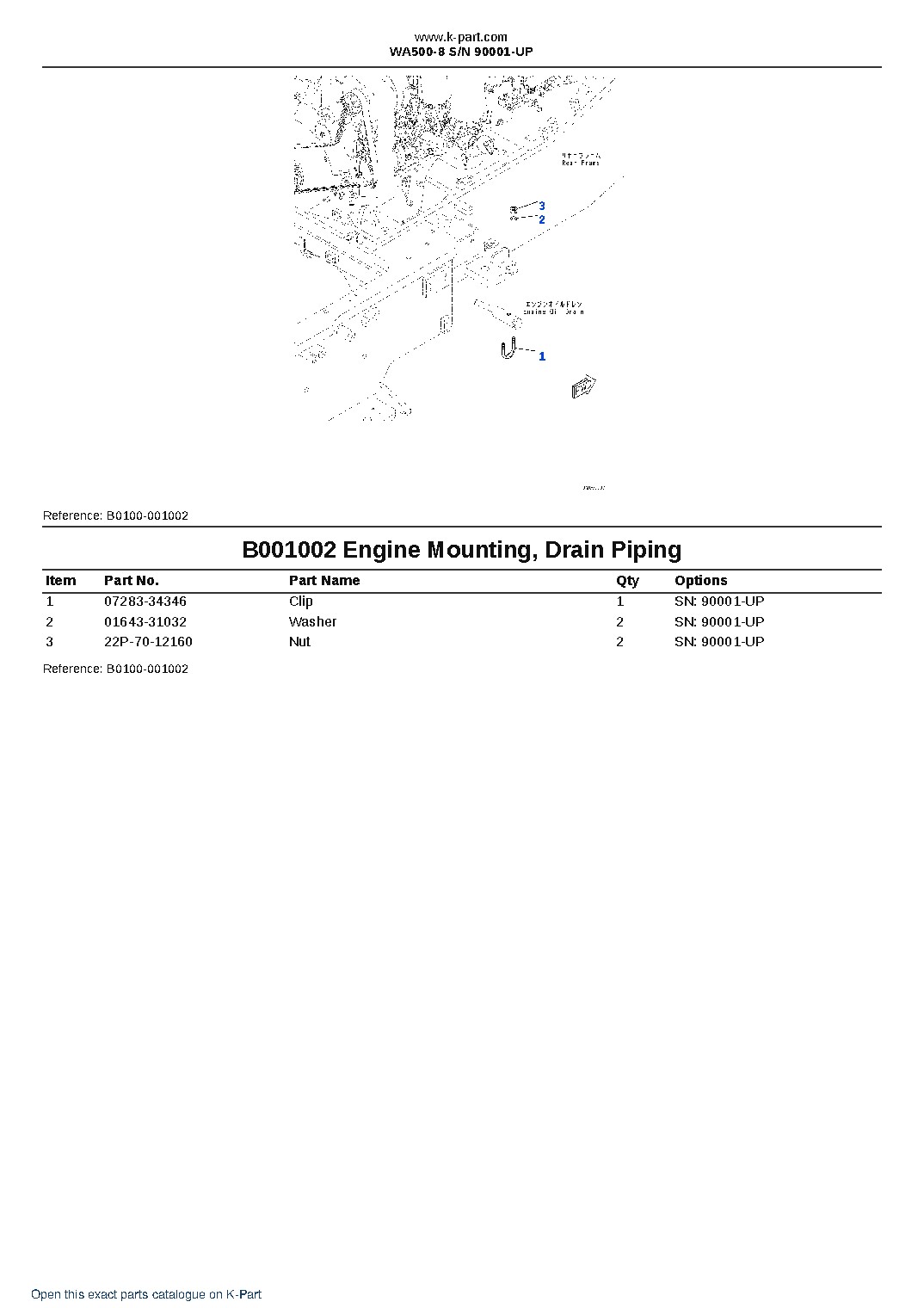 WA500-8 S/N 90001-UP – sample page 2