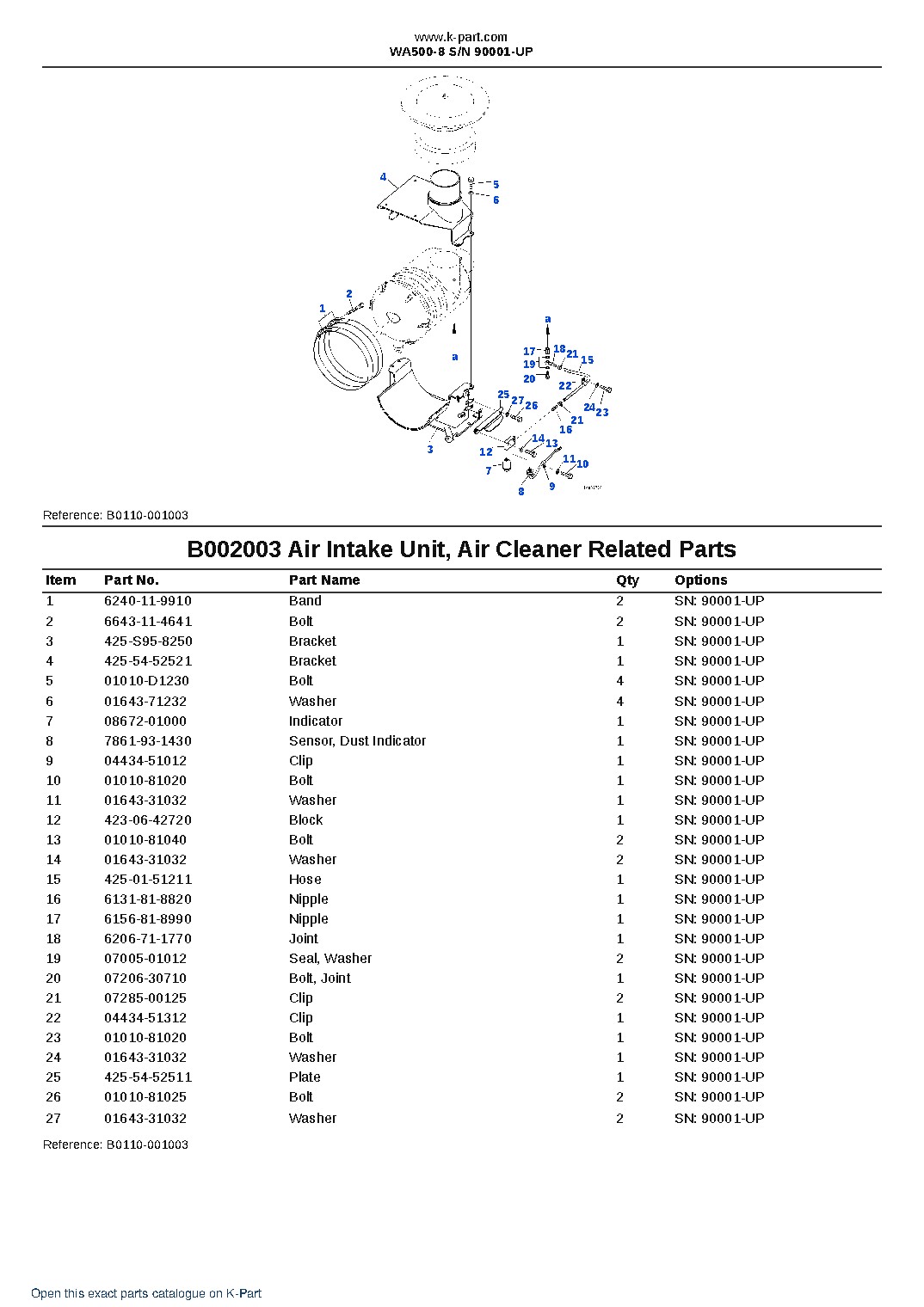 WA500-8 S/N 90001-UP – sample page 5