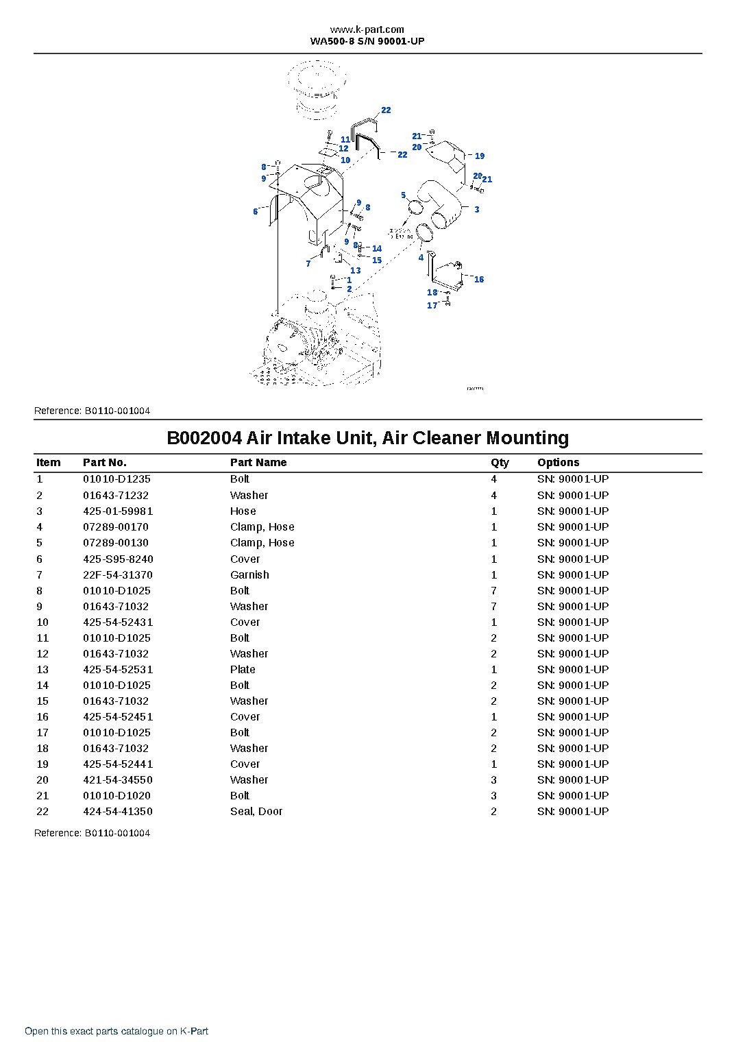 WA500-8 S/N 90001-UP – sample page 6