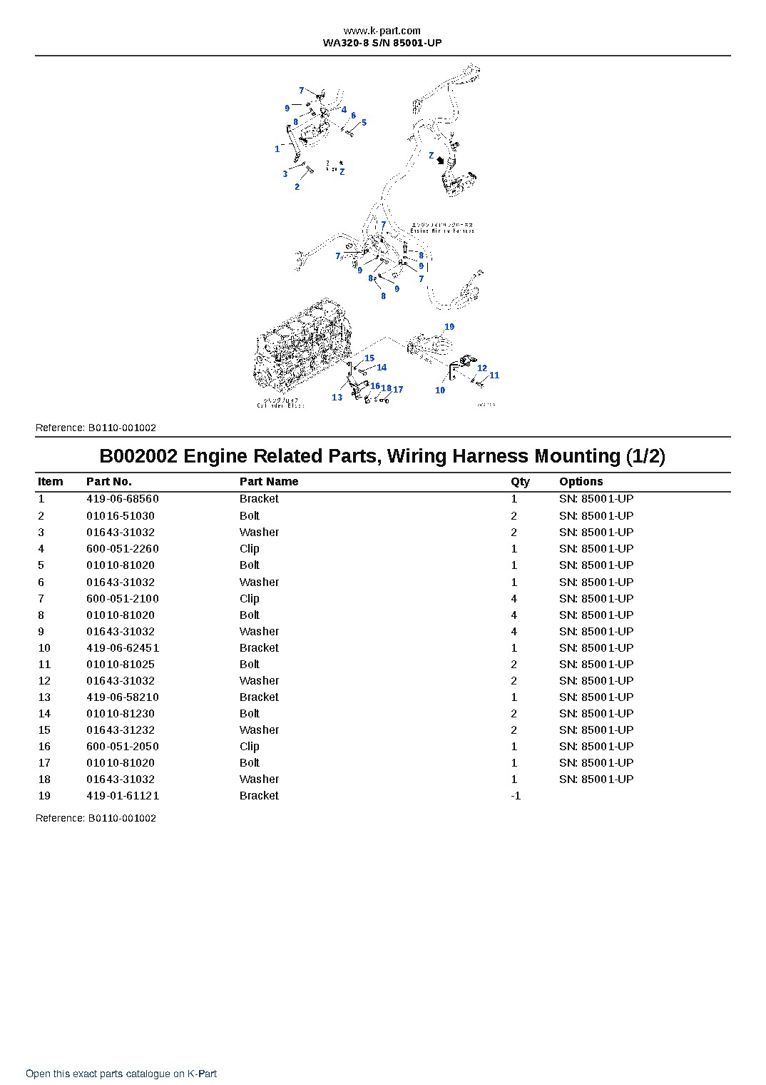 WA320-8 S/N 85001-UP – sample page 4