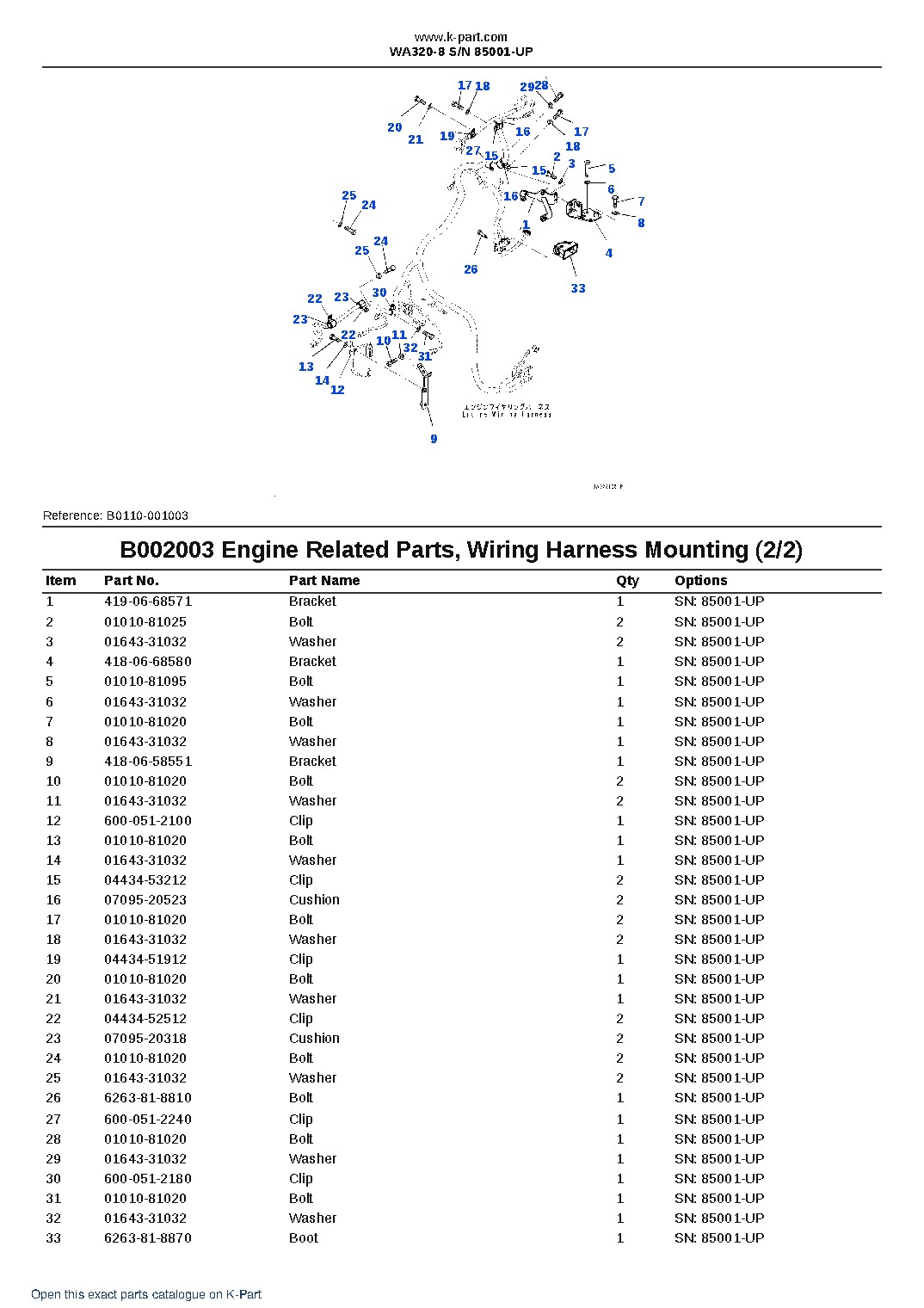 WA320-8 S/N 85001-UP – sample page 5
