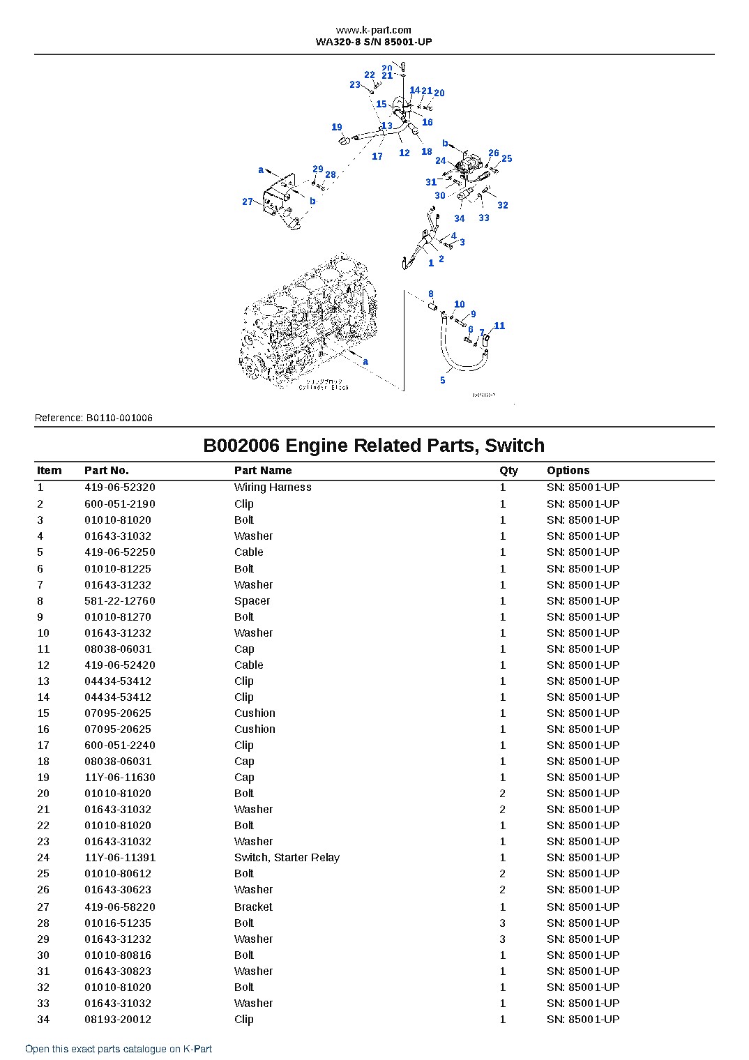 WA320-8 S/N 85001-UP – sample page 9