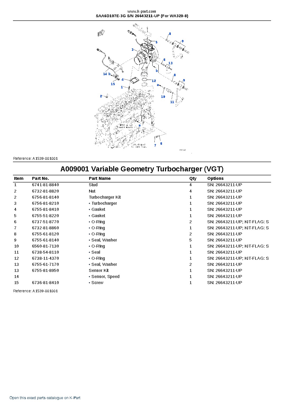 SAA6D107E-3G S/N 26643211-UP (For WA320-8) – sample page 9