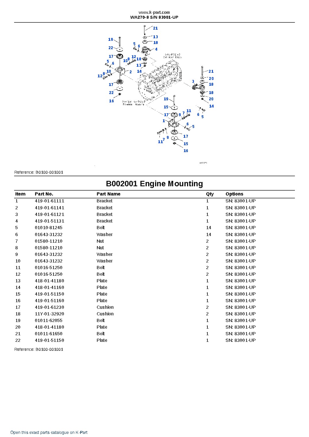 WA270-8 S/N 83001-UP – sample page 2