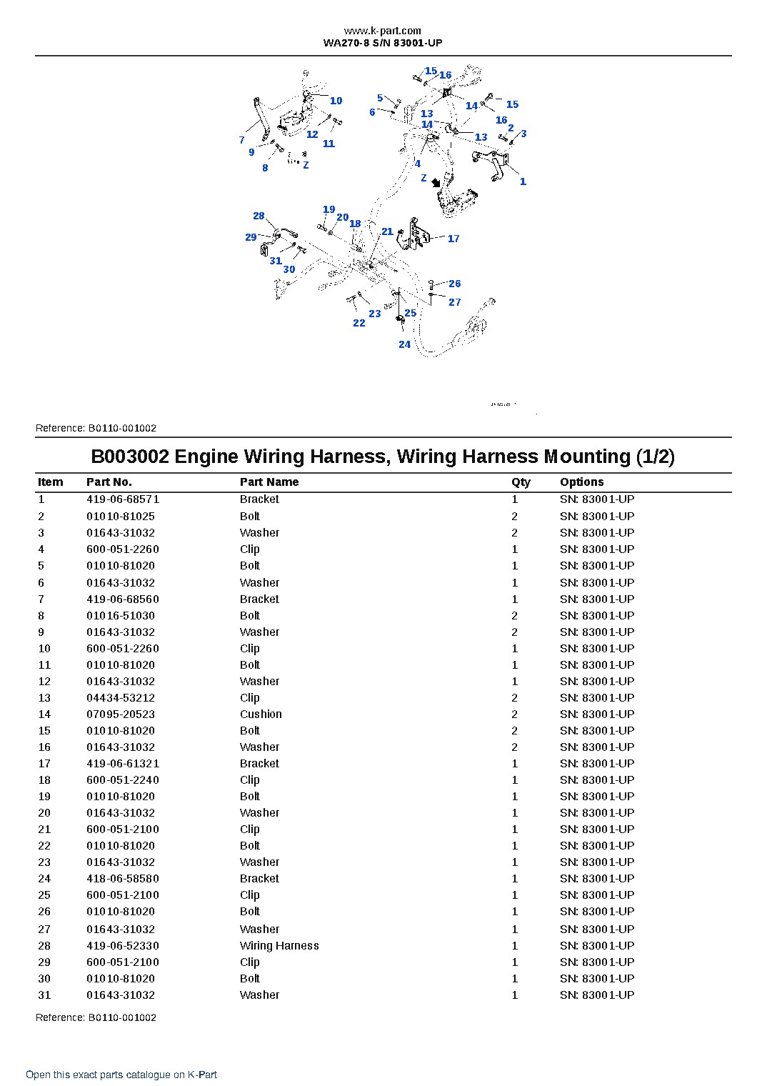 WA270-8 S/N 83001-UP – sample page 5