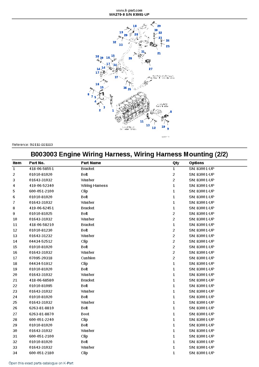 WA270-8 S/N 83001-UP – sample page 6
