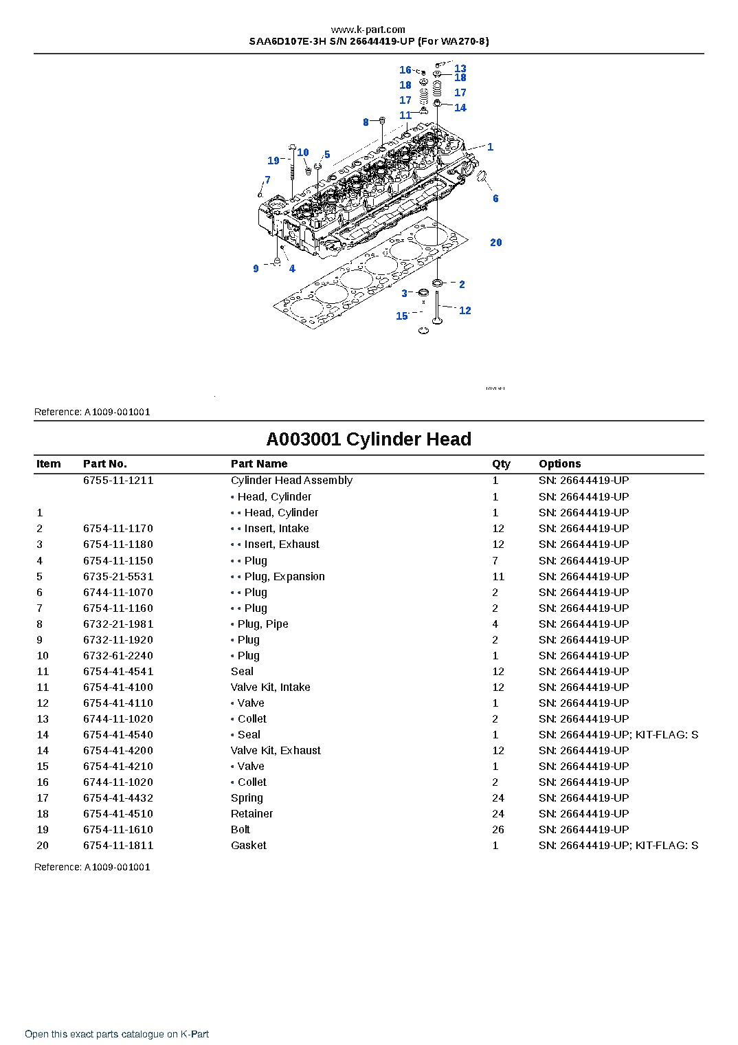 SAA6D107E-3H S/N 26644419-UP (For WA270-8) – sample page 3
