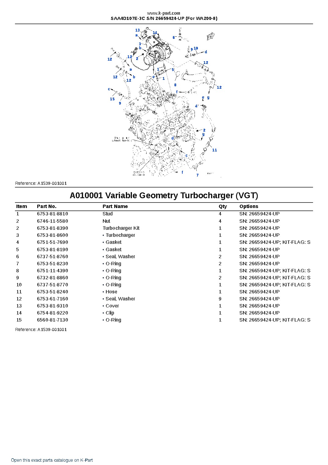 SAA4D107E-3C S/N 26659424-UP (For WA200-8) – sample page 10