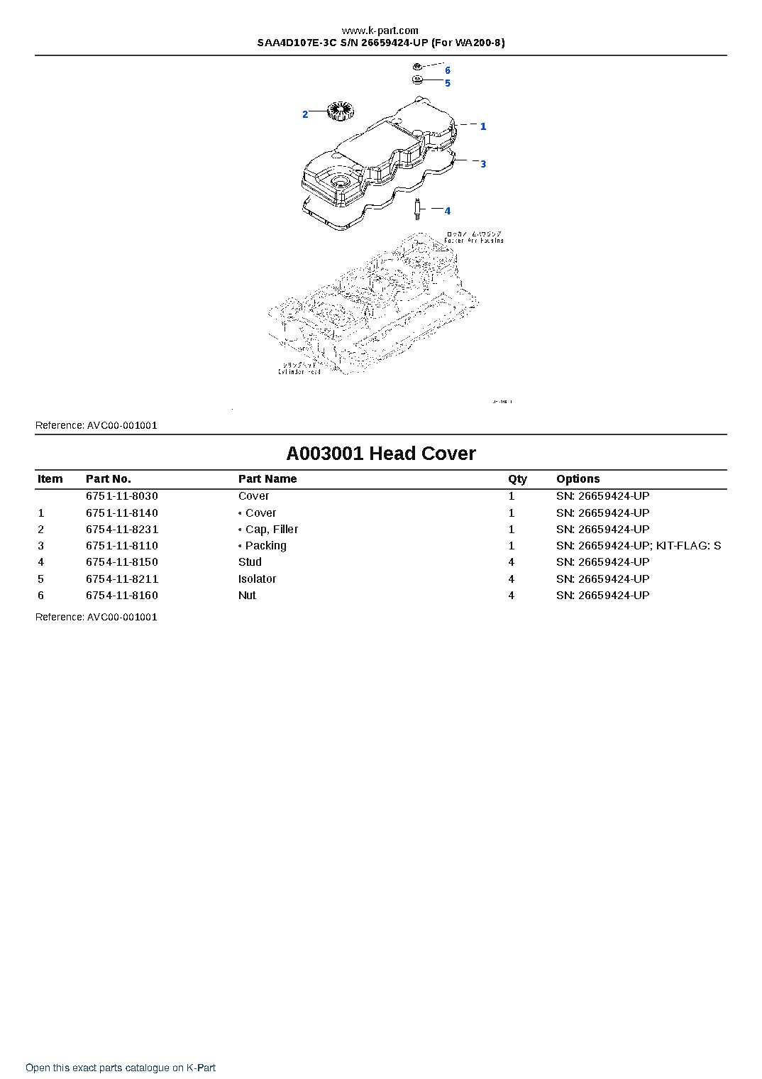 SAA4D107E-3C S/N 26659424-UP (For WA200-8) – sample page 3