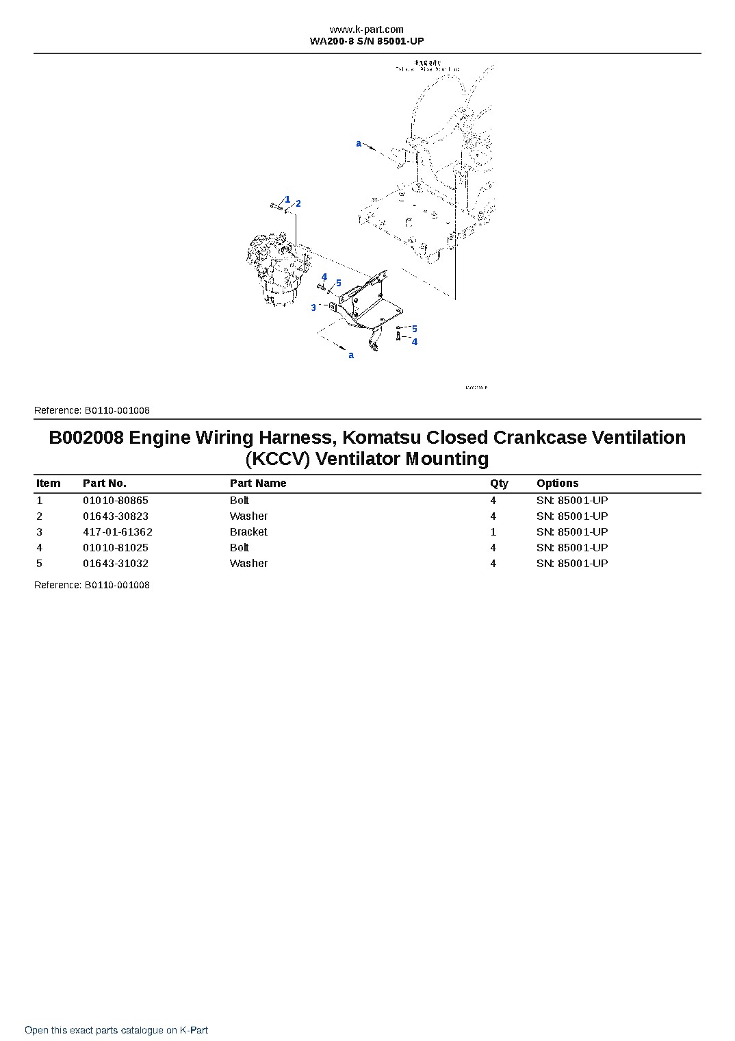 WA200-8 S/N 85001-UP – sample page 10