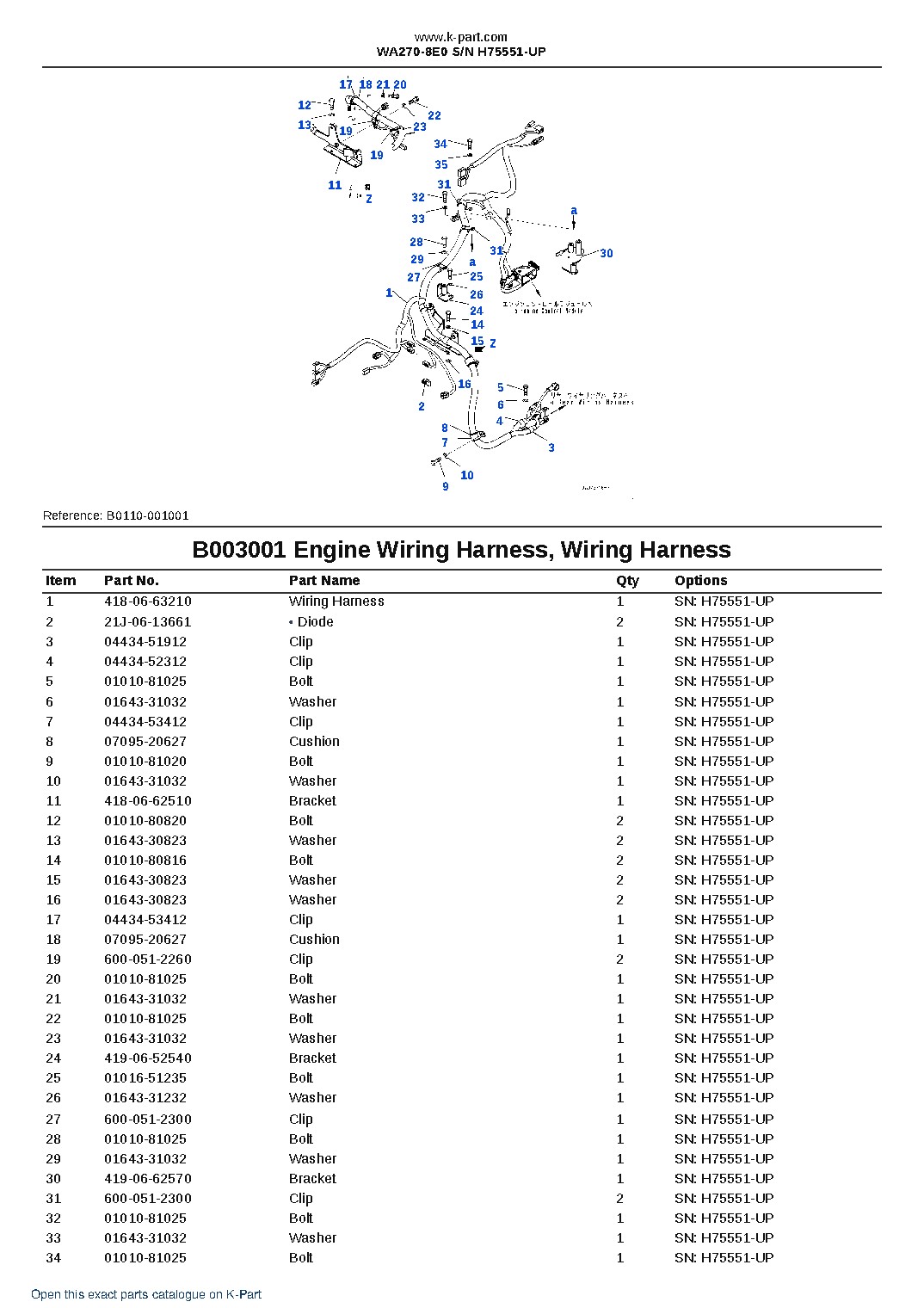 WA270-8E0 S/N H75551-UP – sample page 3