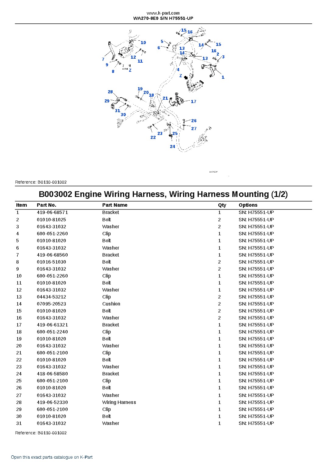 WA270-8E0 S/N H75551-UP – sample page 5