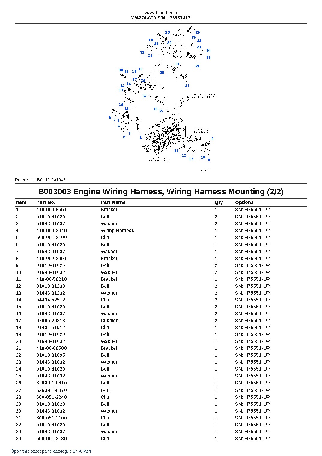 WA270-8E0 S/N H75551-UP – sample page 6