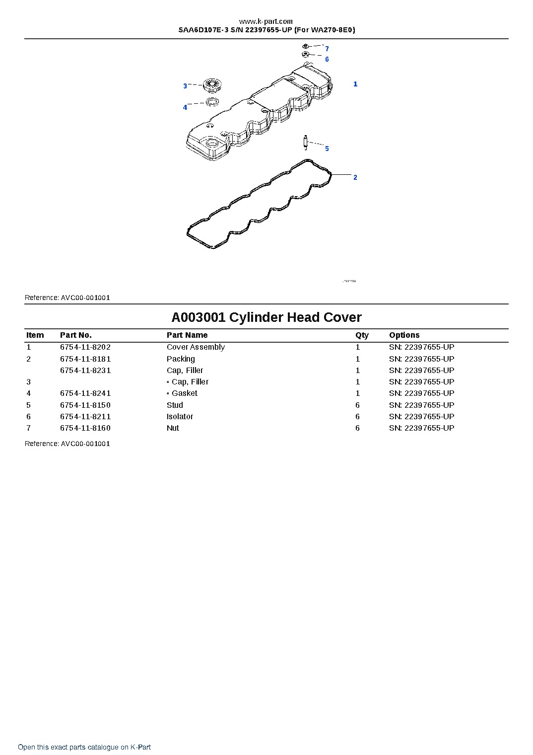 SAA6D107E-3 S/N 22397655-UP (For WA270-8E0) – sample page 3