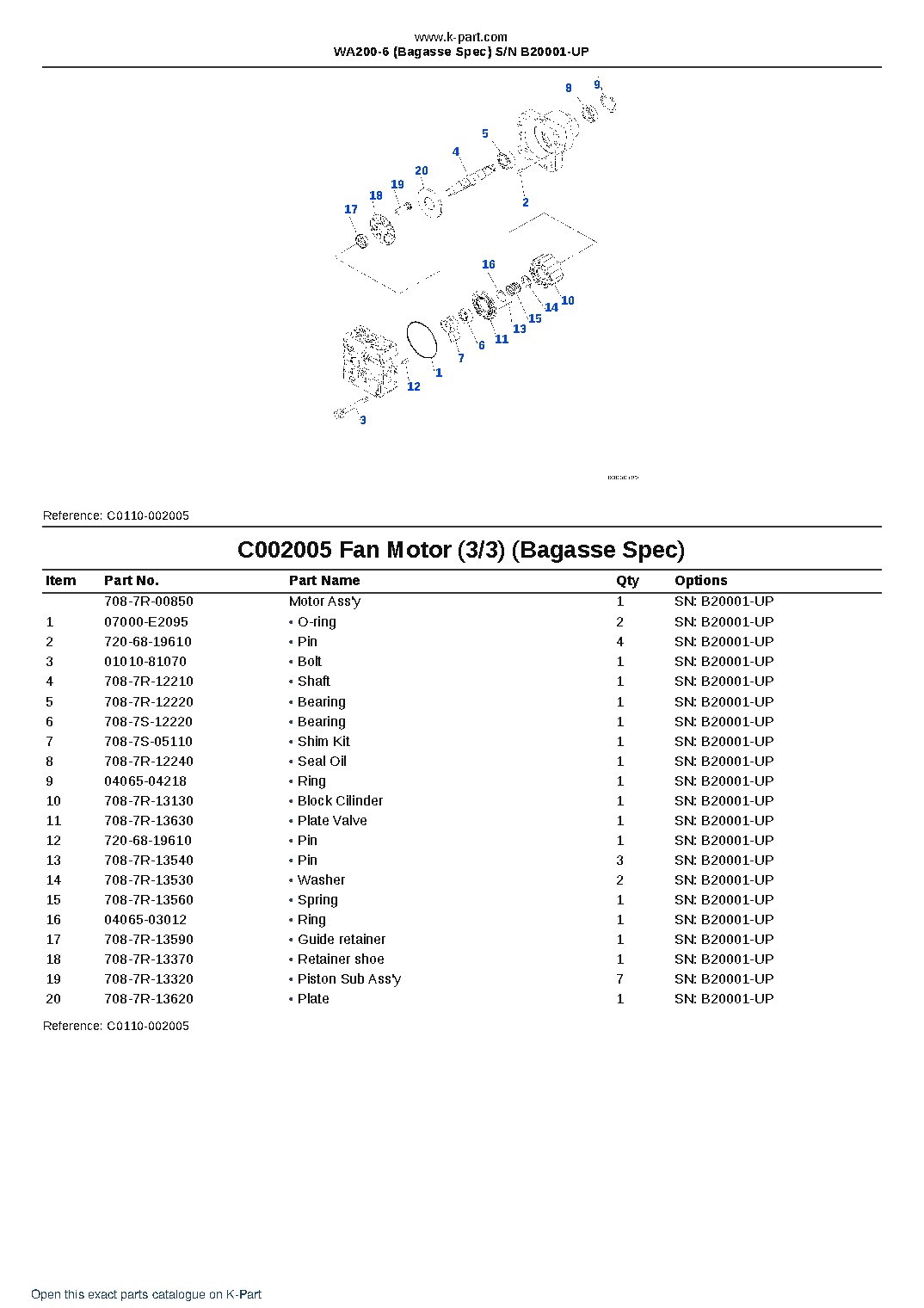 WA200-6 (Bagasse Spec) S/N B20001-UP – sample page 8 WA200-6 (Bagasse Spec) S/N B20001-UP – sample page 8