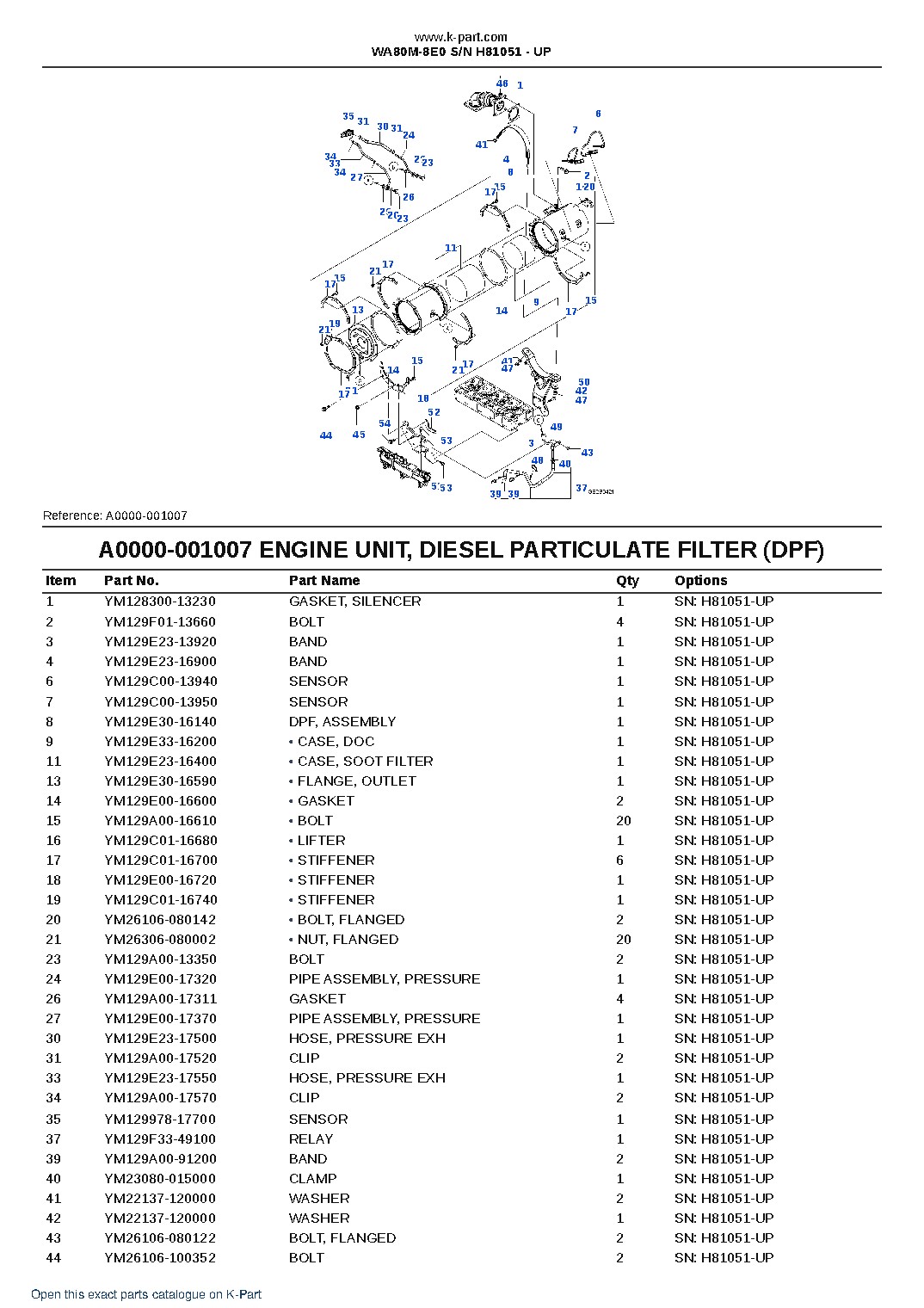 WA80M-8E0 S/N H81051 – UP – sample page 10