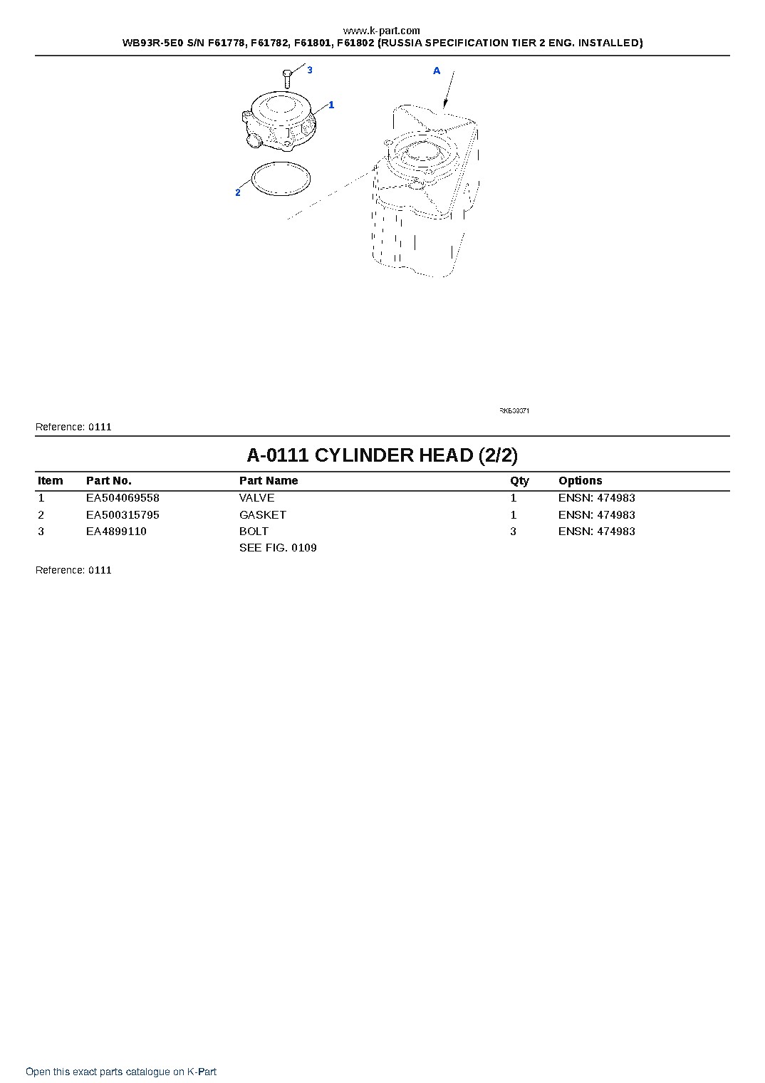 WB93R-5E0 S/N F61778, F61782, F61801, F61802 (RUSSIA SPECIFICATION TIER 2 ENG. INSTALLED) – sample page 4