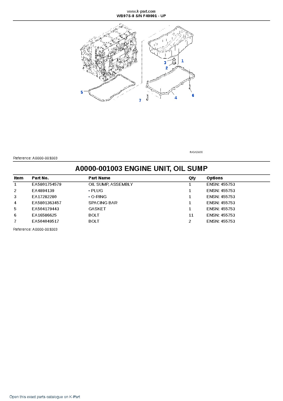 WB97S-8 S/N F40001 – UP – sample page 3 WB97S-8 S/N F40001 – UP – sample page 3