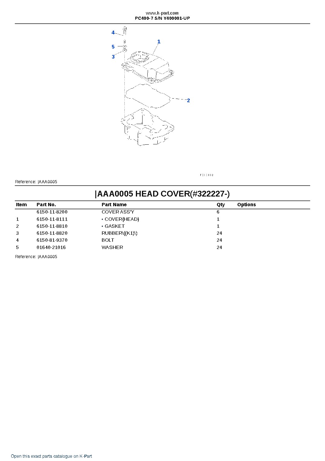 PC400-7 S/N Y400001-UP – sample page 8 PC400-7 S/N Y400001-UP – sample page 8