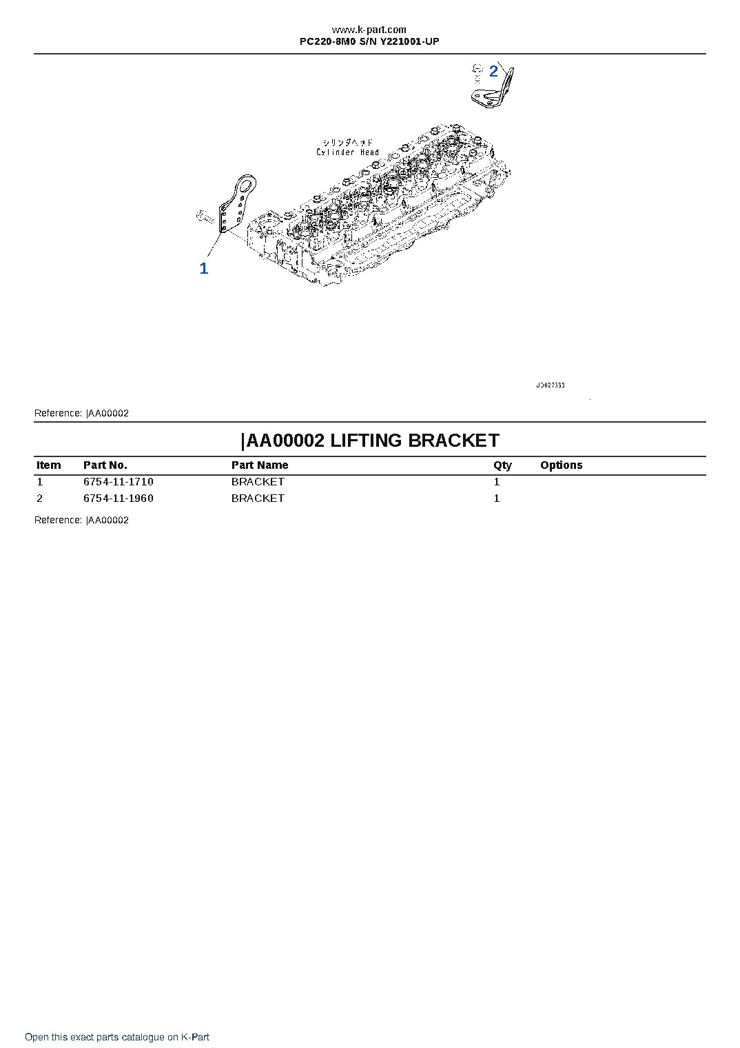 PC220-8M0 S/N Y221001-UP – sample page 2
