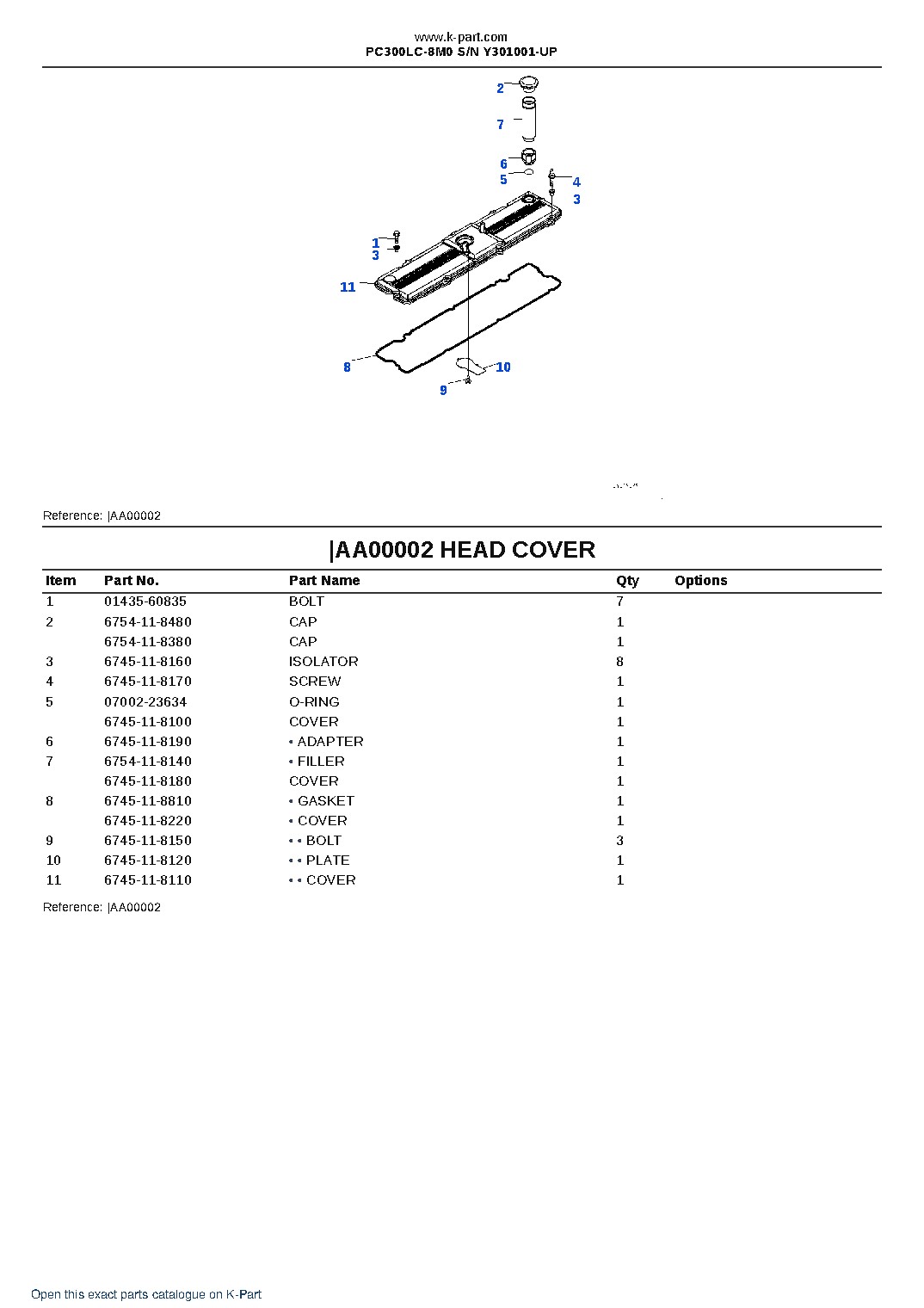 PC300LC-8M0 S/N Y301001-UP – sample page 2