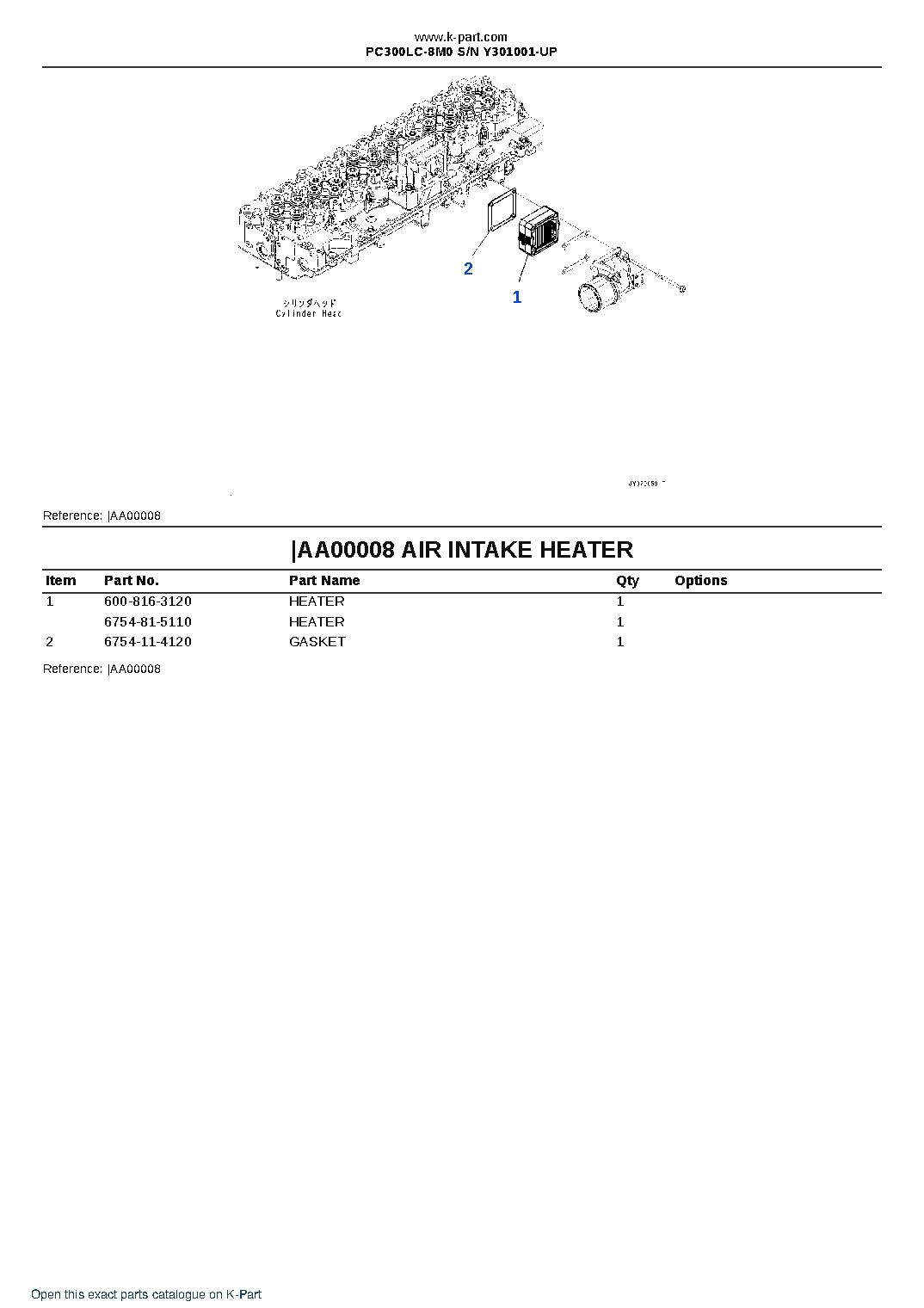 PC300LC-8M0 S/N Y301001-UP – sample page 8