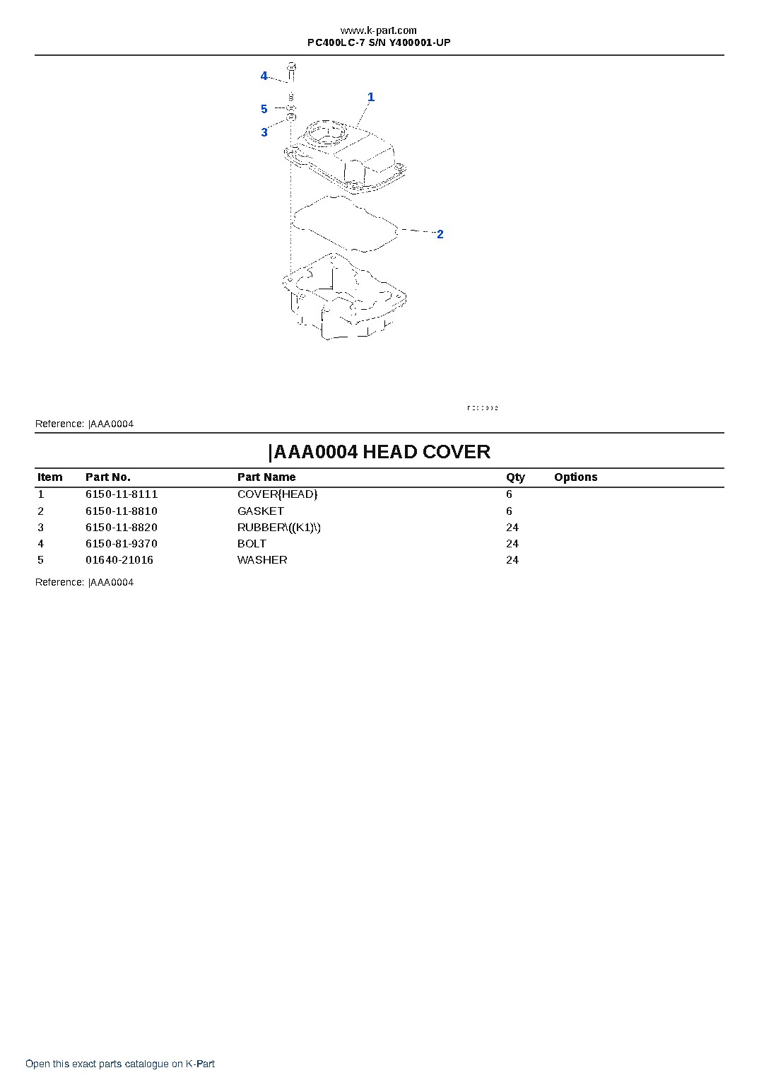 PC400LC-7 S/N Y400001-UP – sample page 7 PC400LC-7 S/N Y400001-UP – sample page 7