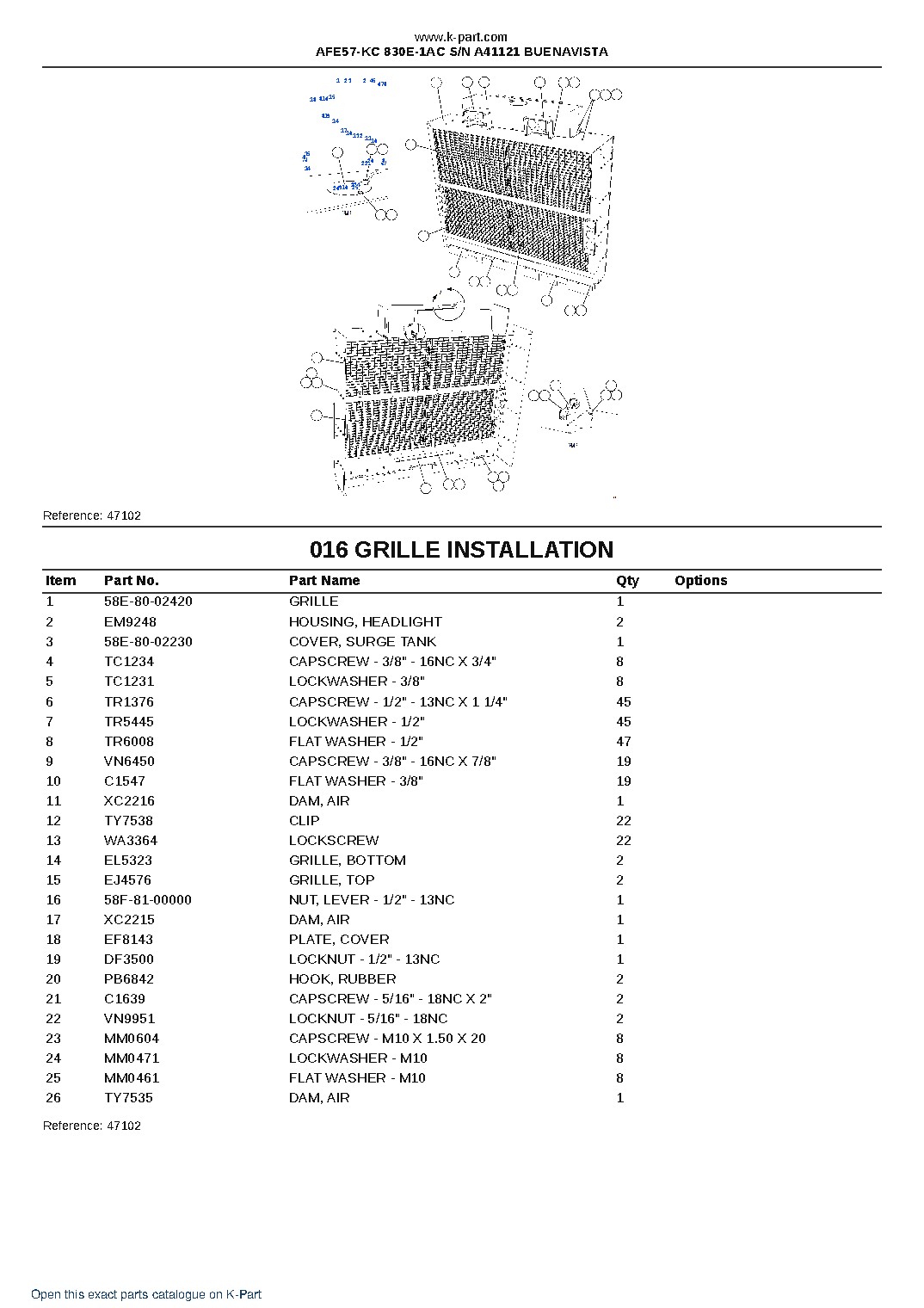 AFE57-KC 830E-1AC S/N A41121 BUENAVISTA – sample page 8 AFE57-KC 830E-1AC S/N A41121 BUENAVISTA – sample page 8