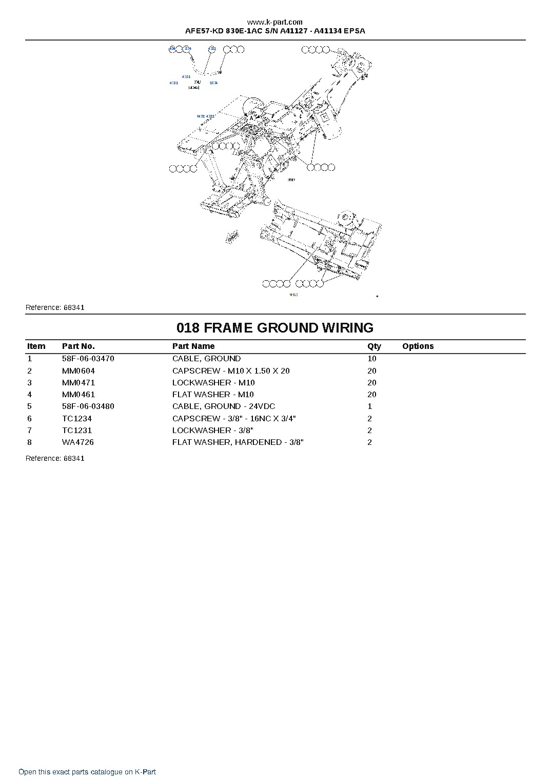 AFE57-KD 830E-1AC S/N A41127 – A41134  EPSA – sample page 9