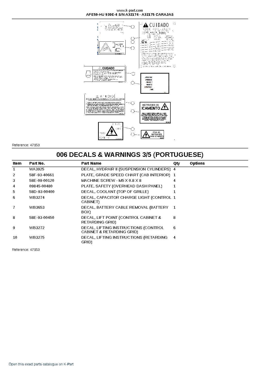 AFE59-HU 930E-4 S/N A32174 – A32175 CARAJAS – sample page 3 AFE59-HU 930E-4 S/N A32174 – A32175 CARAJAS – sample page 3