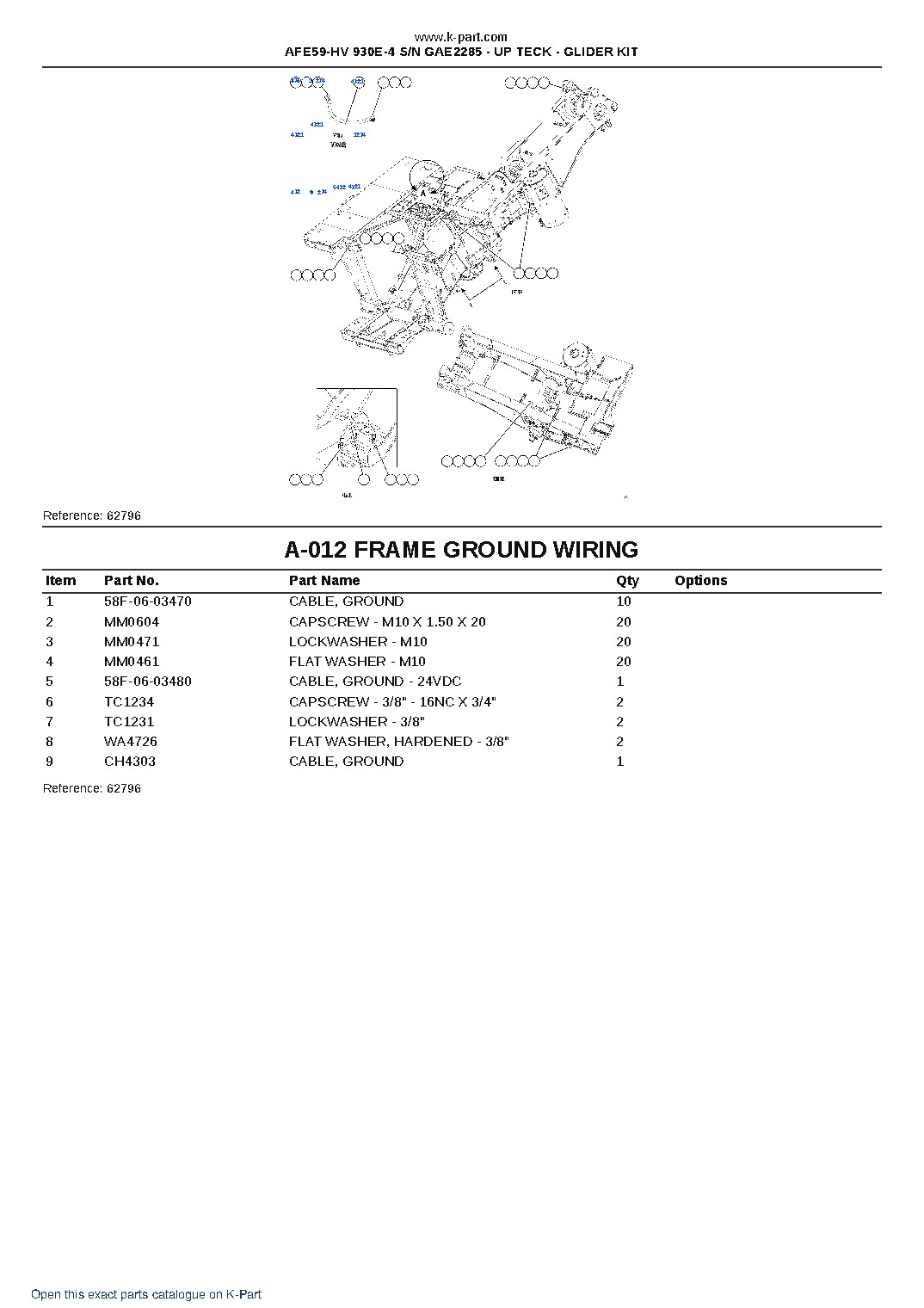 AFE59-HV 930E-4 S/N GAE2285 – UP TECK – GLIDER KIT – sample page 6 AFE59-HV 930E-4 S/N GAE2285 – UP TECK – GLIDER KIT – sample page 6