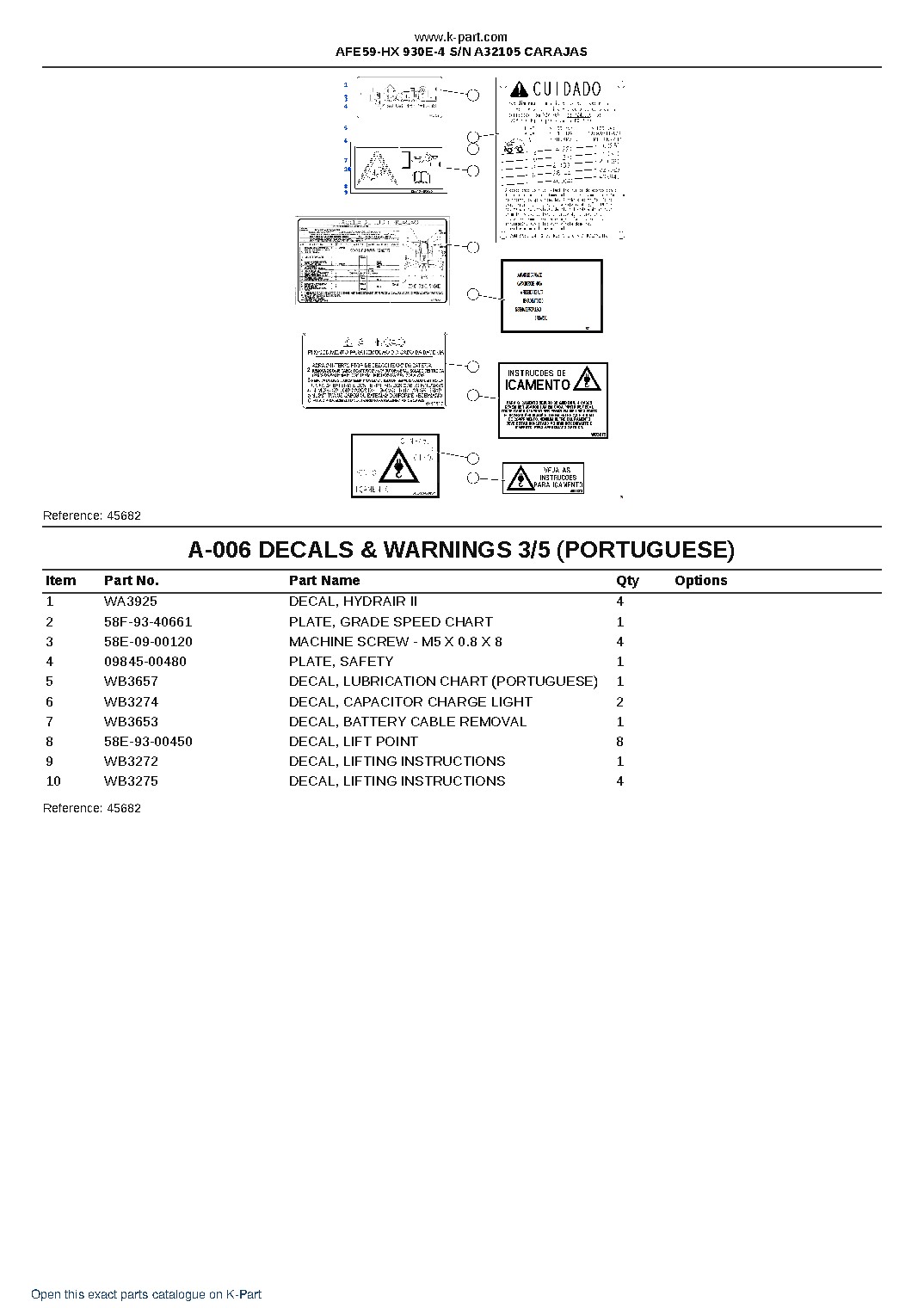 AFE59-HX 930E-4 S/N A32105  CARAJAS – sample page 3