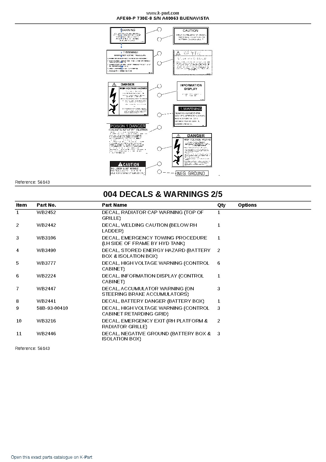 AFE69-P 730E-8 S/N A40063  BUENAVISTA – sample page 2