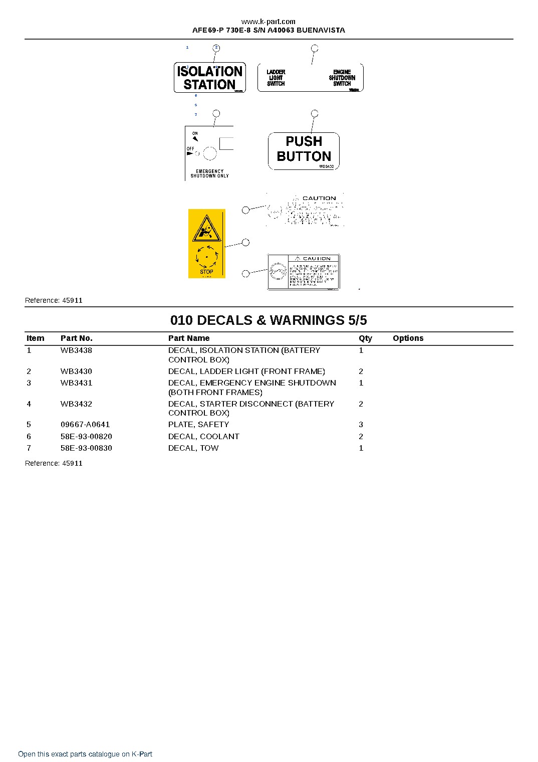 AFE69-P 730E-8 S/N A40063  BUENAVISTA – sample page 5