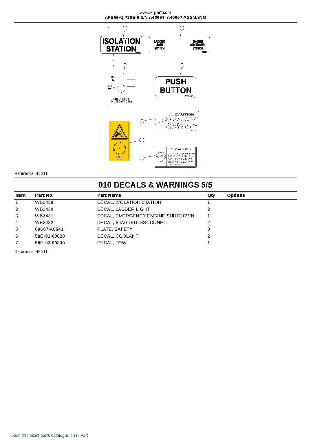 AFE69-Q 730E-8 S/N A40064, A40067  ASSMANG – sample page 5