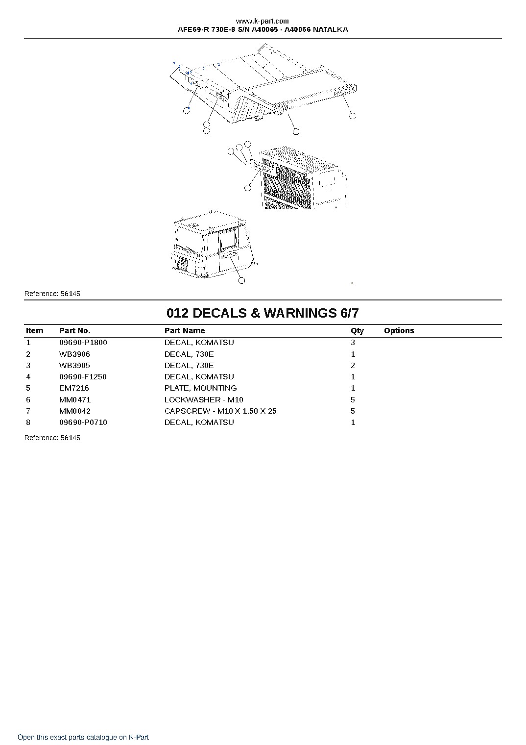AFE69-R 730E-8 S/N A40065 – A40066  NATALKA – sample page 6