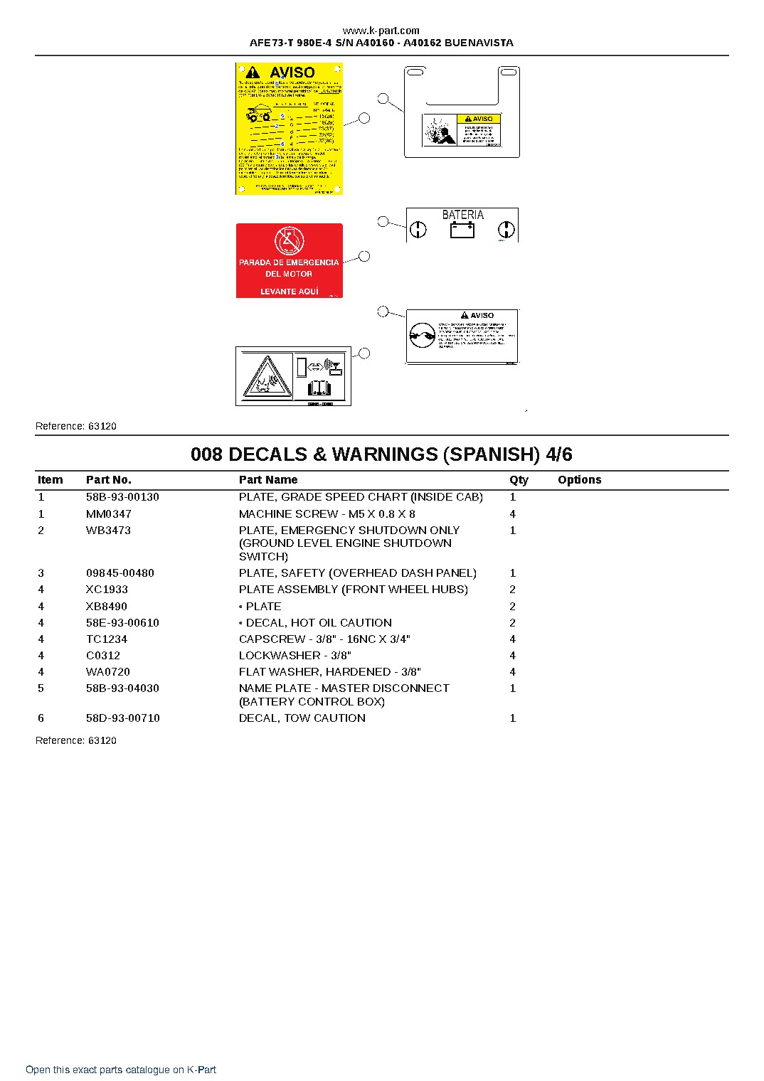 AFE73-T 980E-4 S/N A40160 – A40162  BUENAVISTA – sample page 4