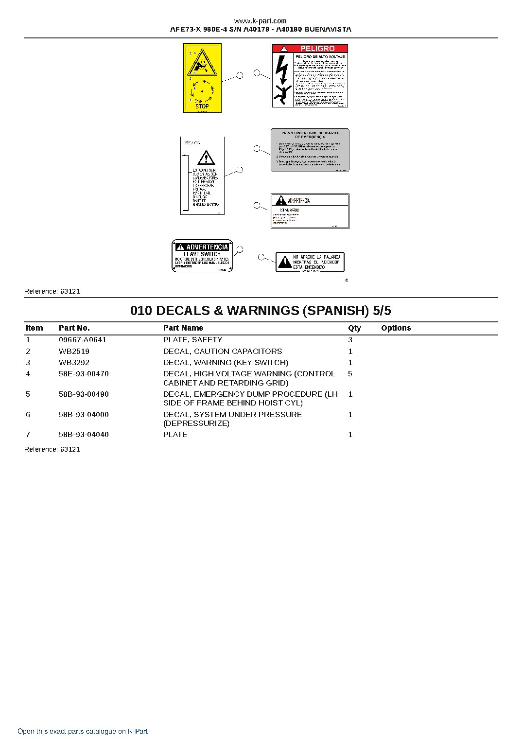 AFE73-X 980E-4 S/N A40178 – A40180  BUENAVISTA – sample page 5