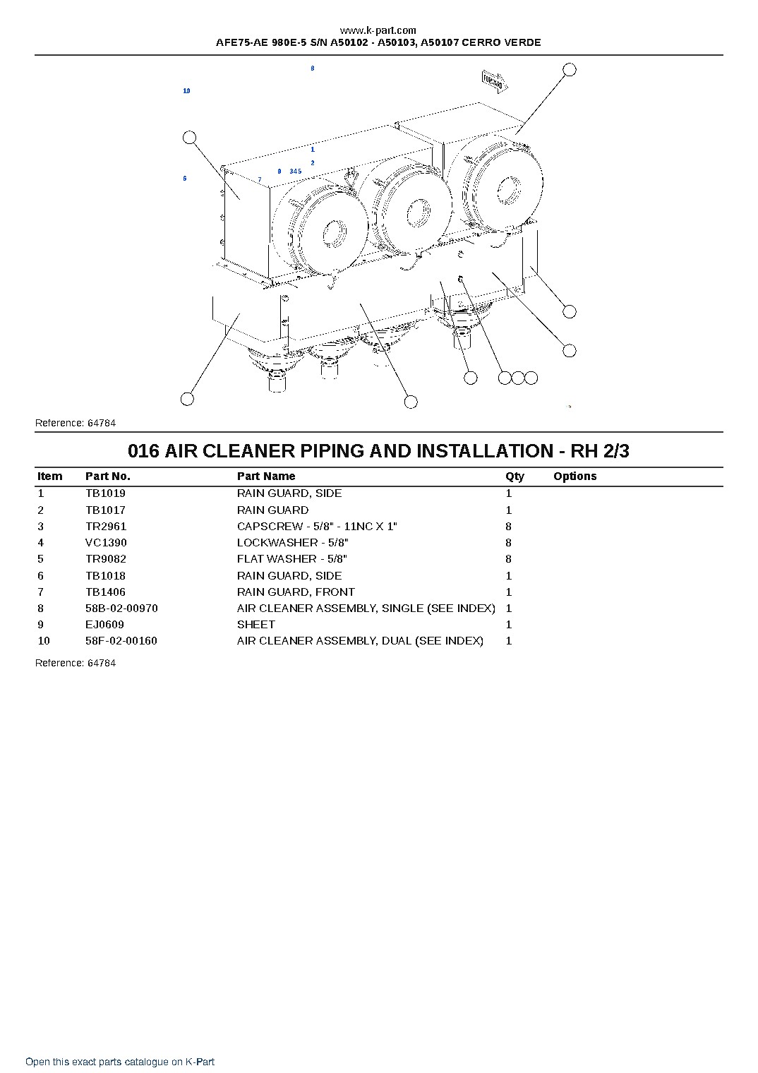 AFE75-AE 980E-5 S/N A50102 – A50103, A50107 CERRO VERDE – sample page 8 AFE75-AE 980E-5 S/N A50102 – A50103, A50107 CERRO VERDE – sample page 8
