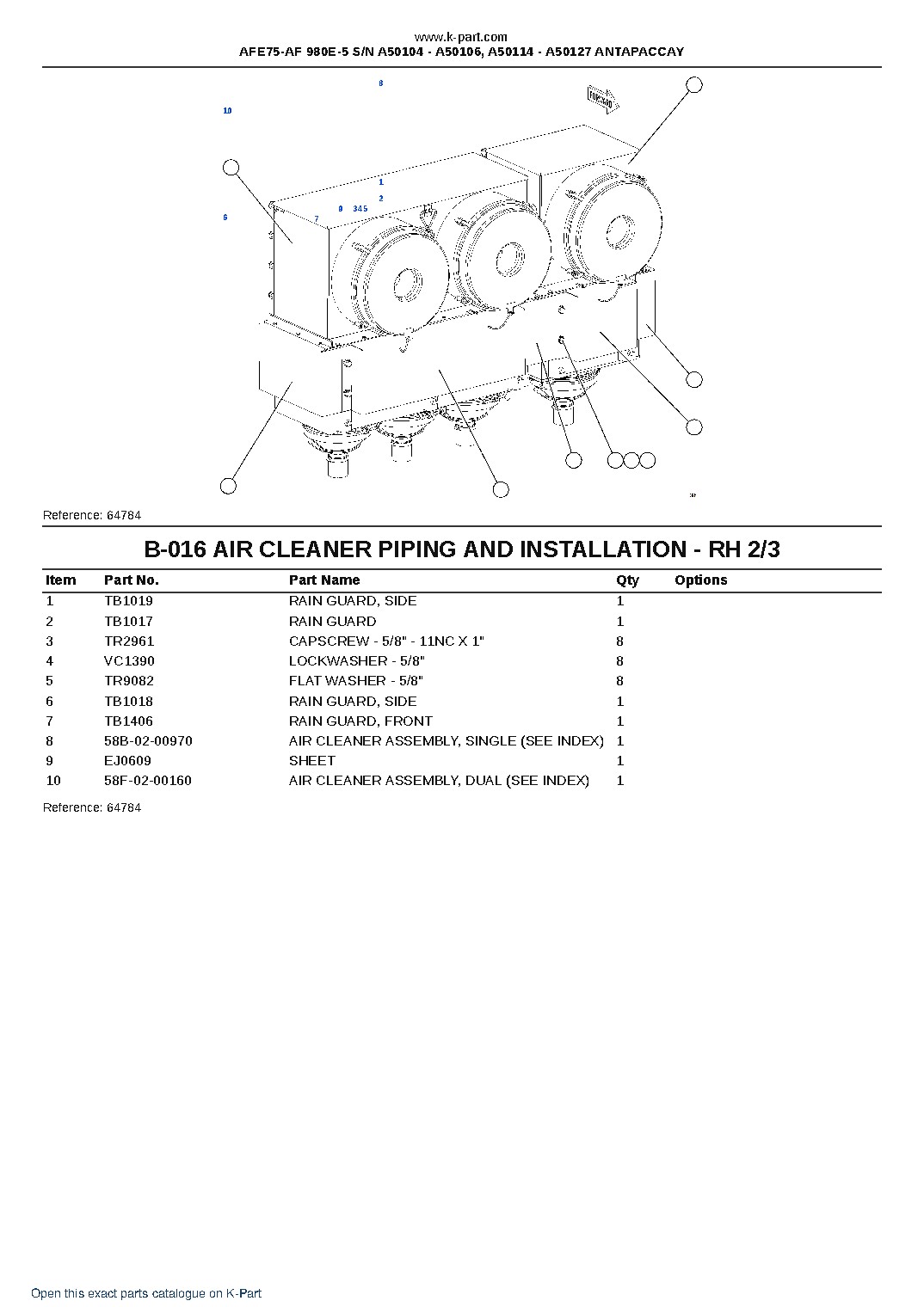 AFE75-AF 980E-5 S/N A50104 – A50106, A50114 – A50127  ANTAPACCAY – sample page 8